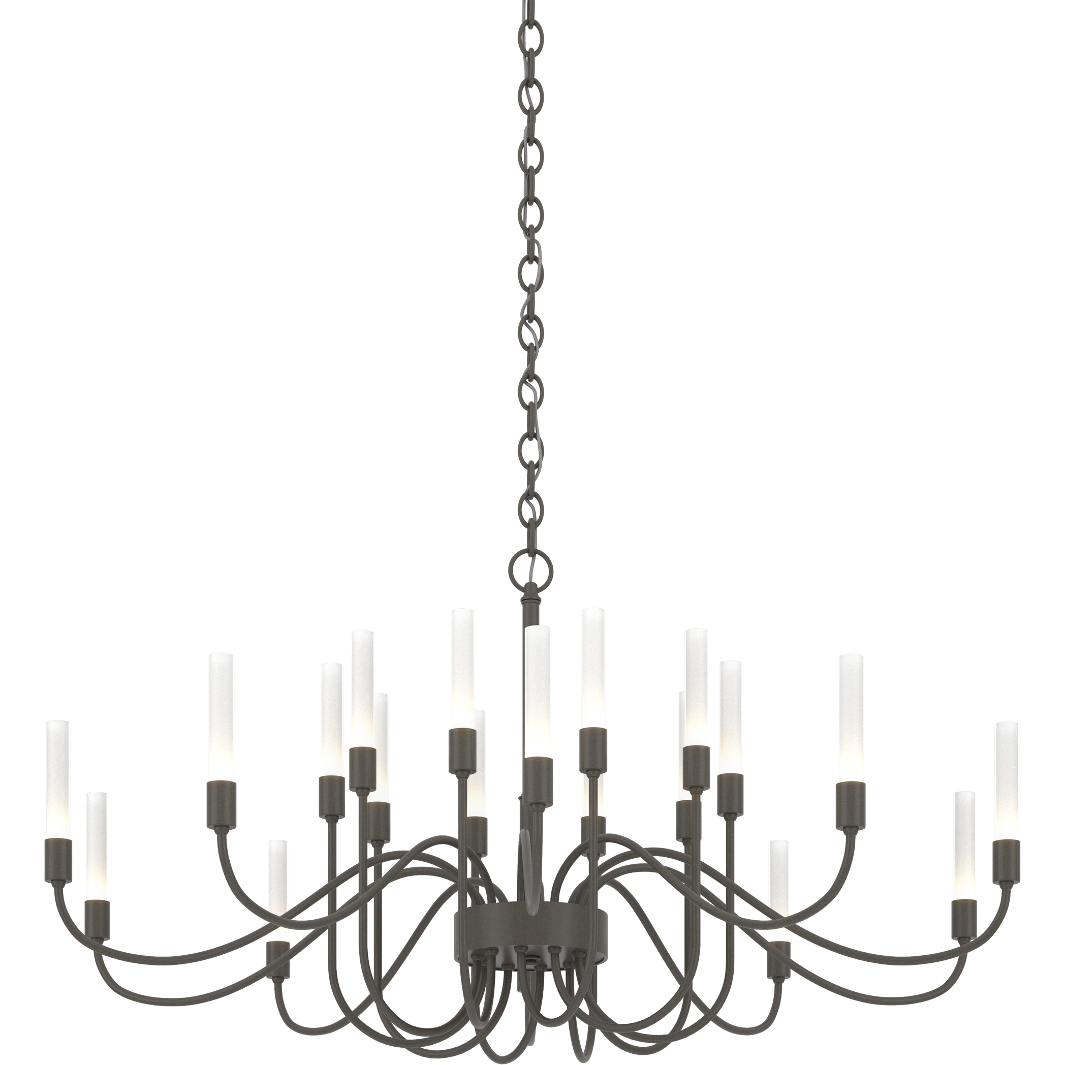 Lisse 20 Light 43.3 inch Dark Smoke Chandelier Ceiling Light