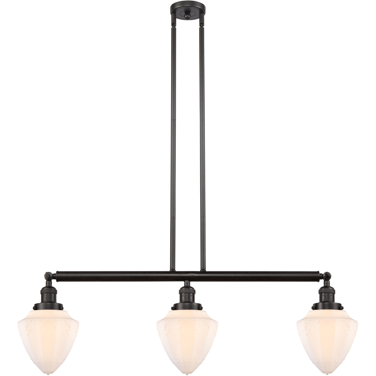 Franklin Restoration Bullet LED 38 inch Oil Rubbed Bronze Island Light Ceiling Light