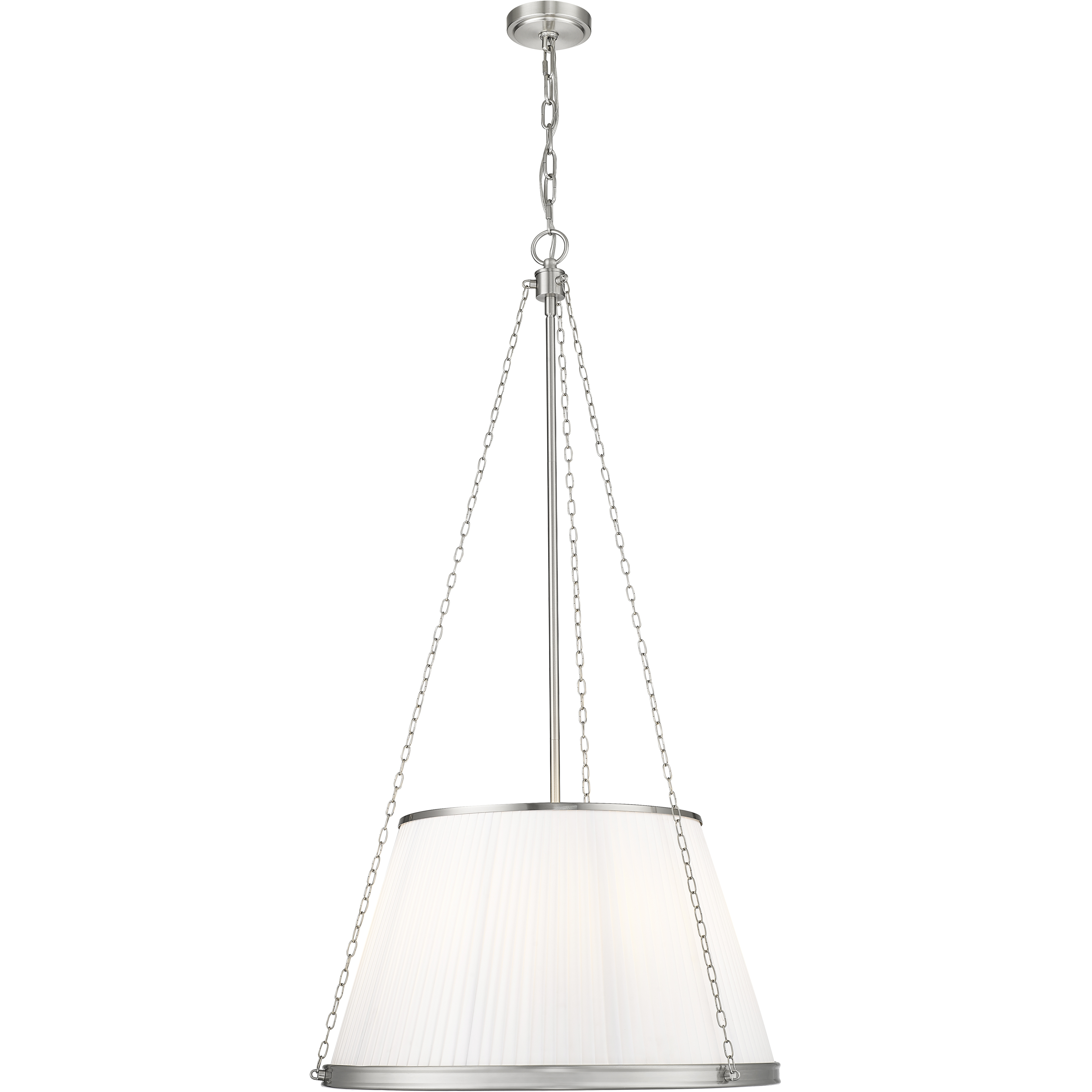 Madeline 6 Light 24 inch Brushed Nickel Pendant Ceiling Light