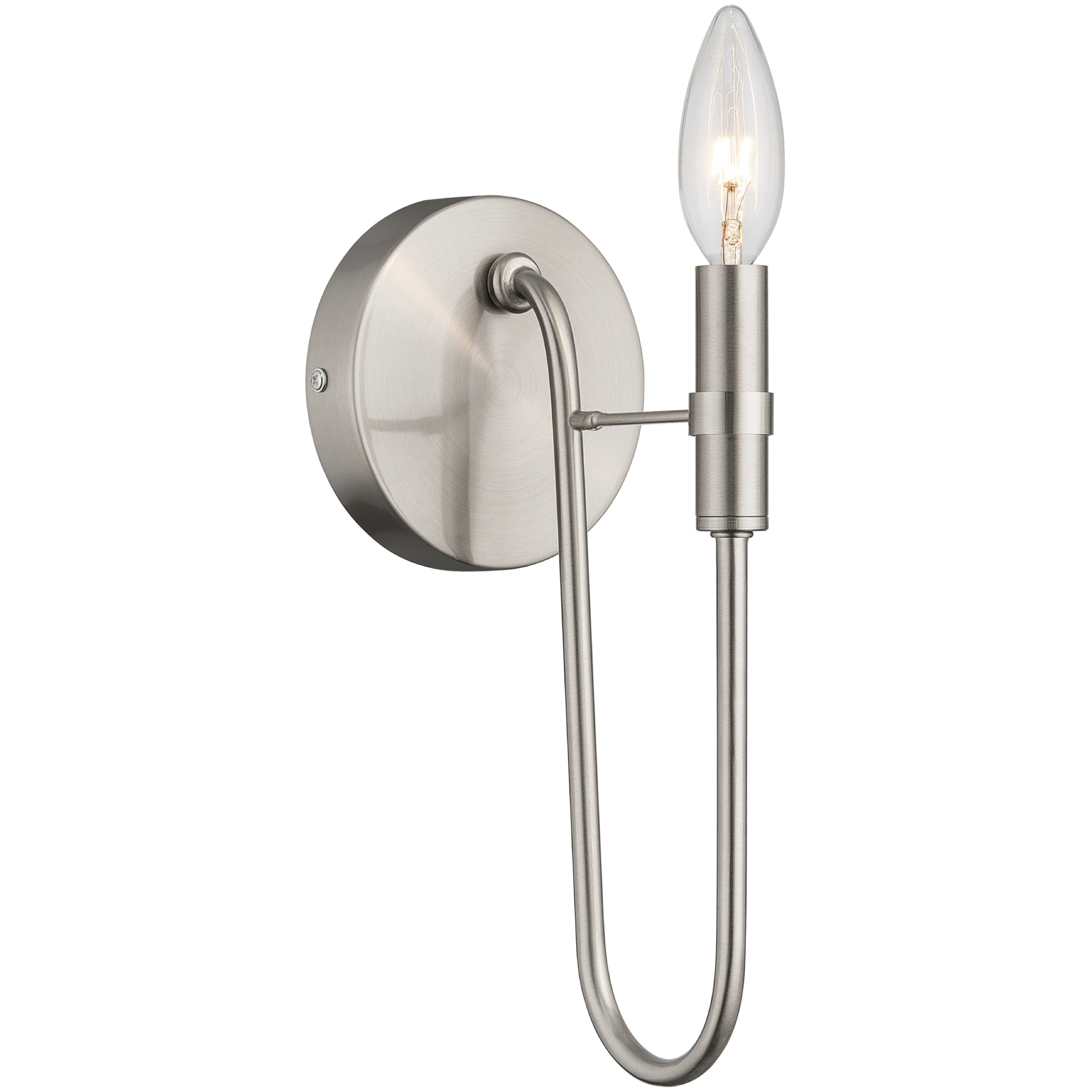 Foundry 1 Light 5.71 inch Brushed Nickel Wall Sconce Wall Light