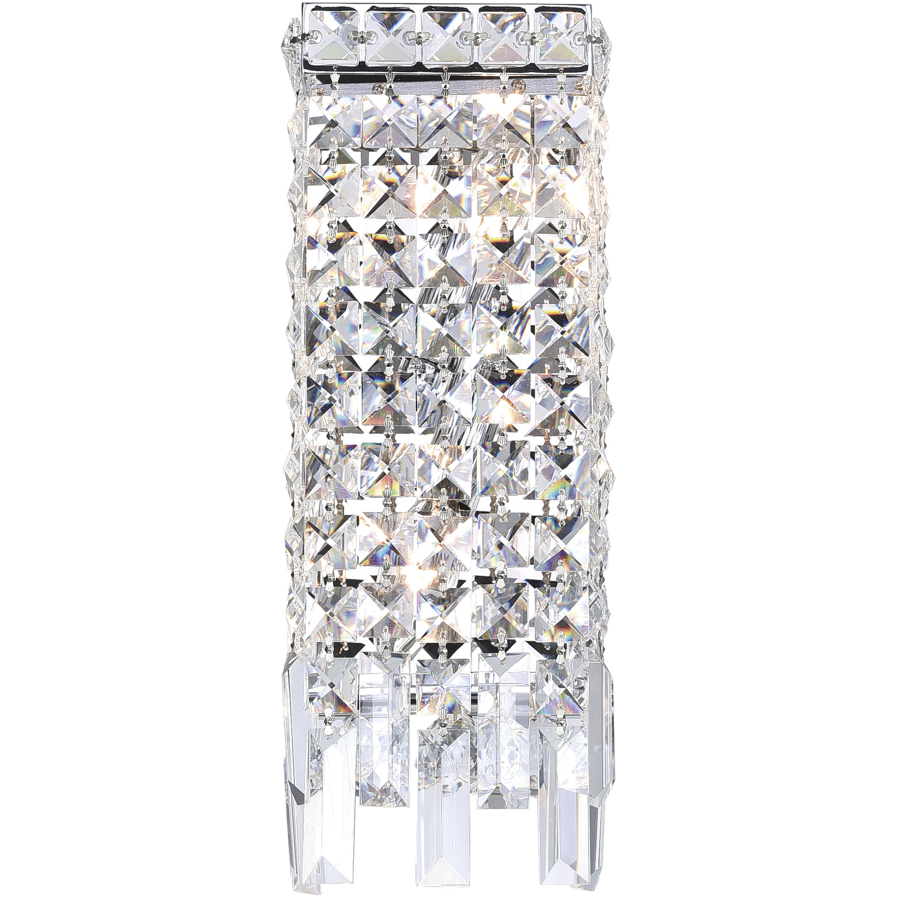 Colosseum 2 Light 5 inch Chrome Wall Light
