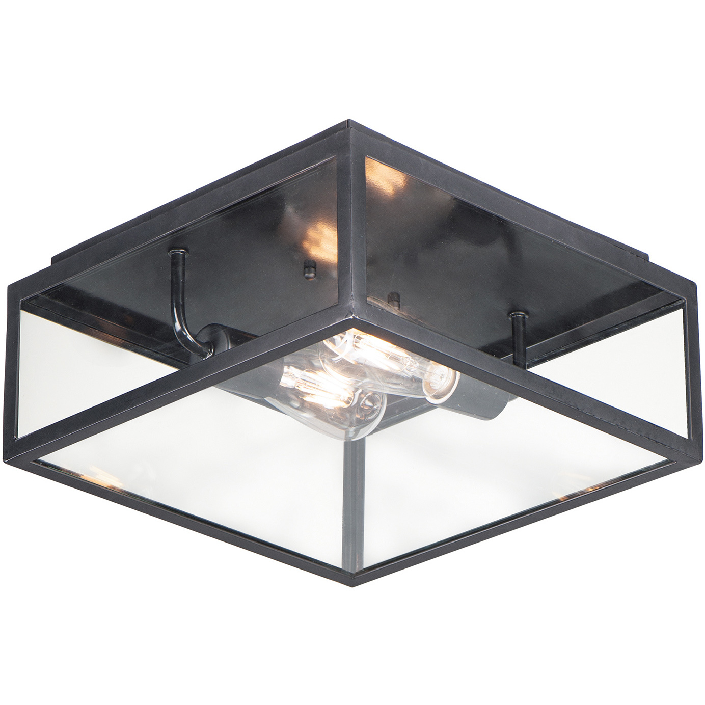 Catalina 2 Light 13 inch Dark Bronze Outdoor Flush Mount