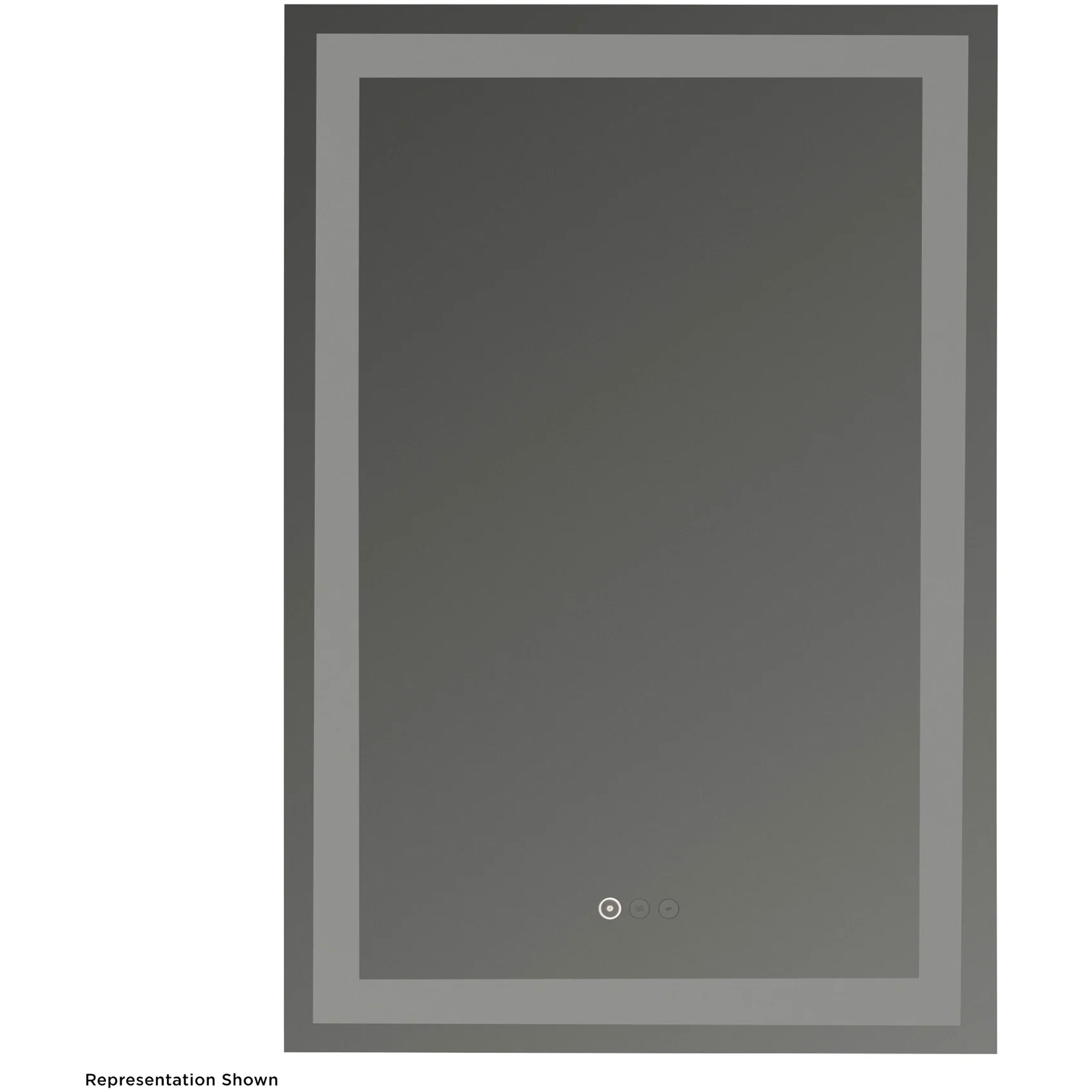 Mime 40 X 30 inch LED Mirror