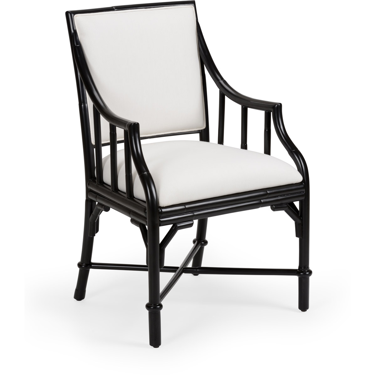 Wildwood Black/Off White Armchair