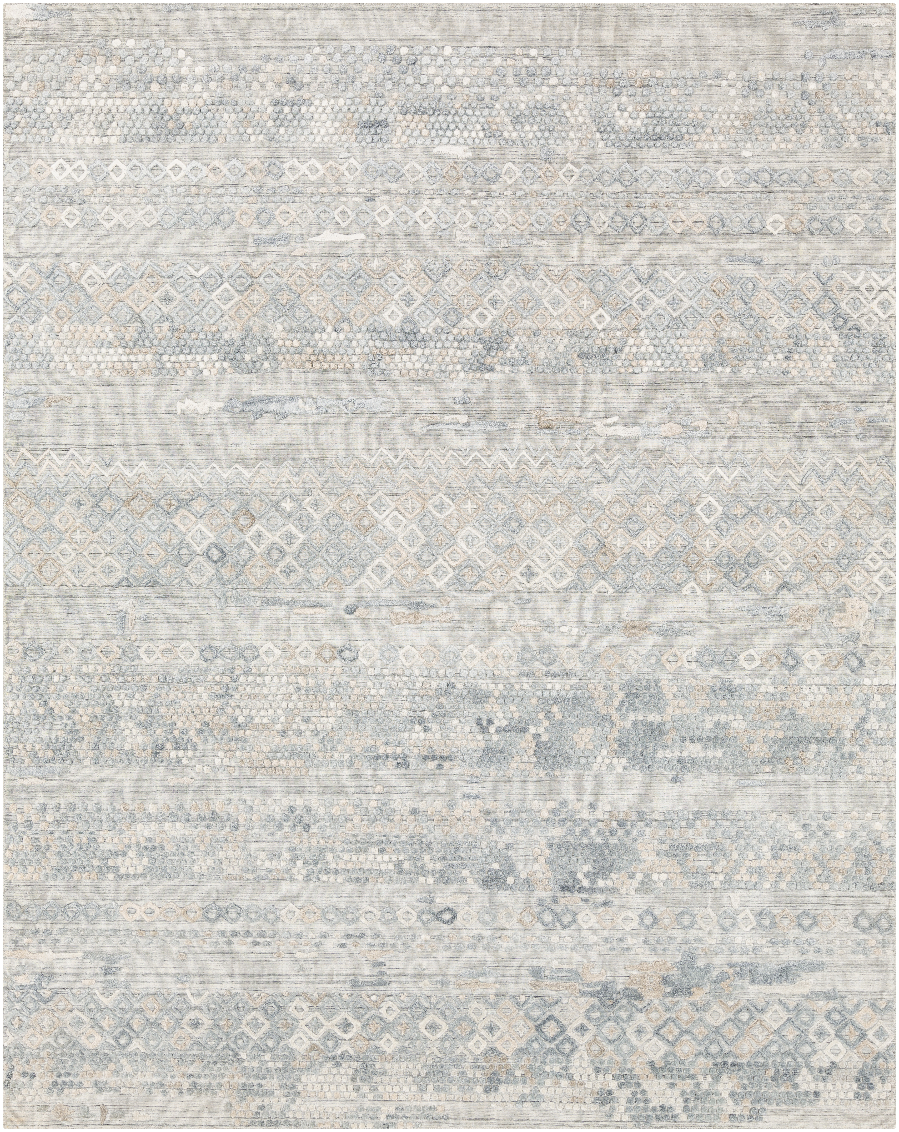 Makalu 36 X 24 inch Pale Blue Rug in 2 x 3, Rectangle