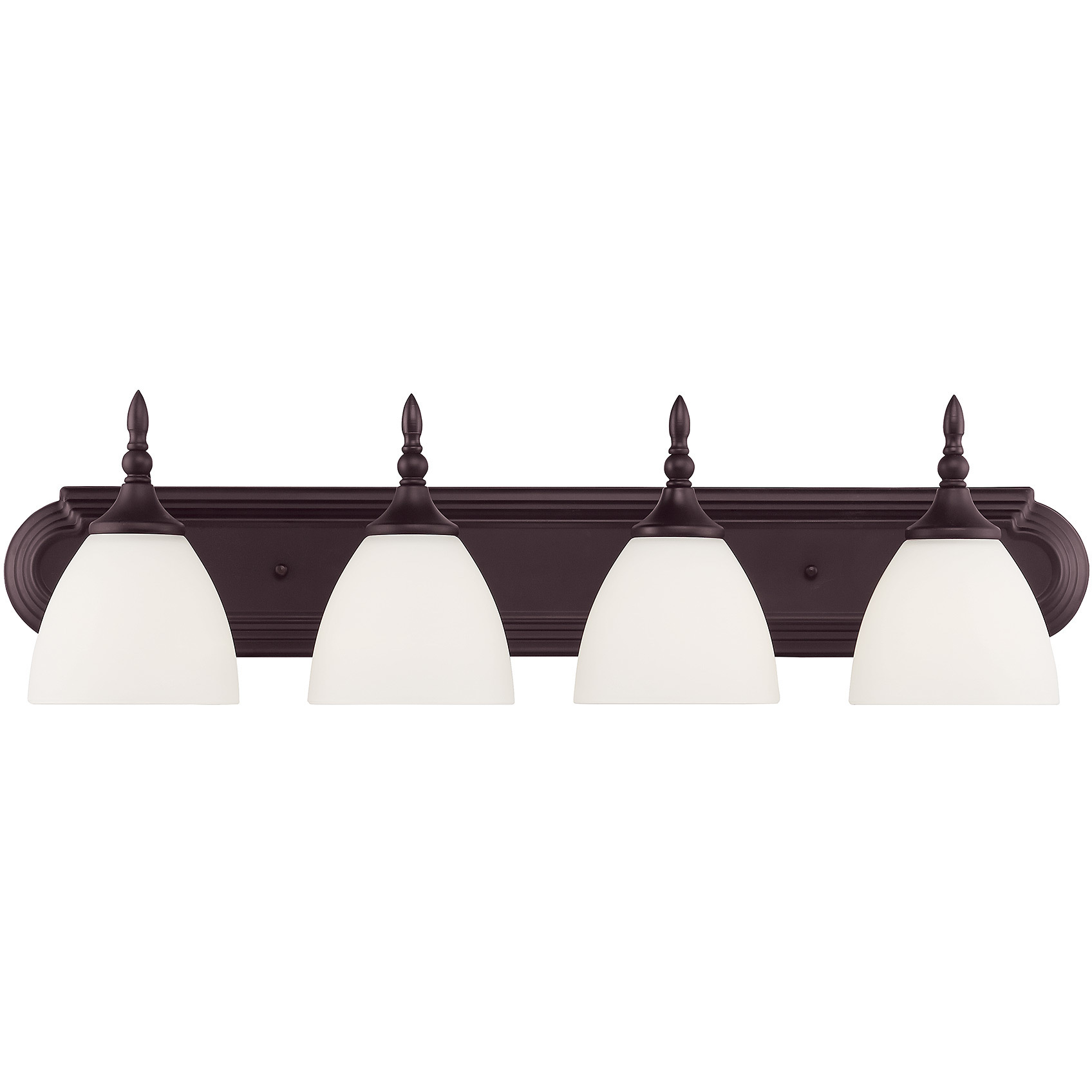 Herndon 4 Light 30 inch English Bronze Bathroom Vanity Light Wall Light, Essentials