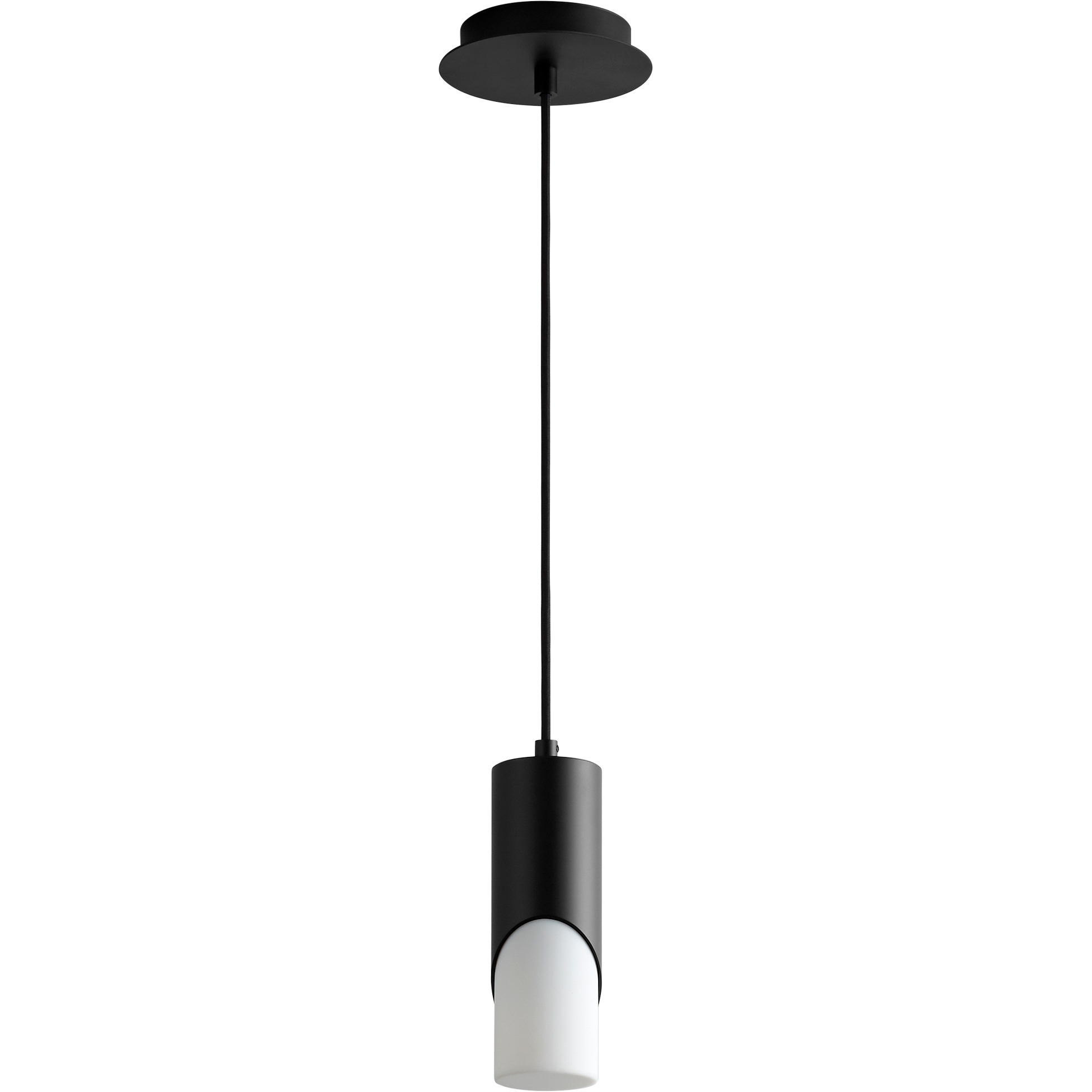 Ellipse LED 3 inch Black Pendant Ceiling Light