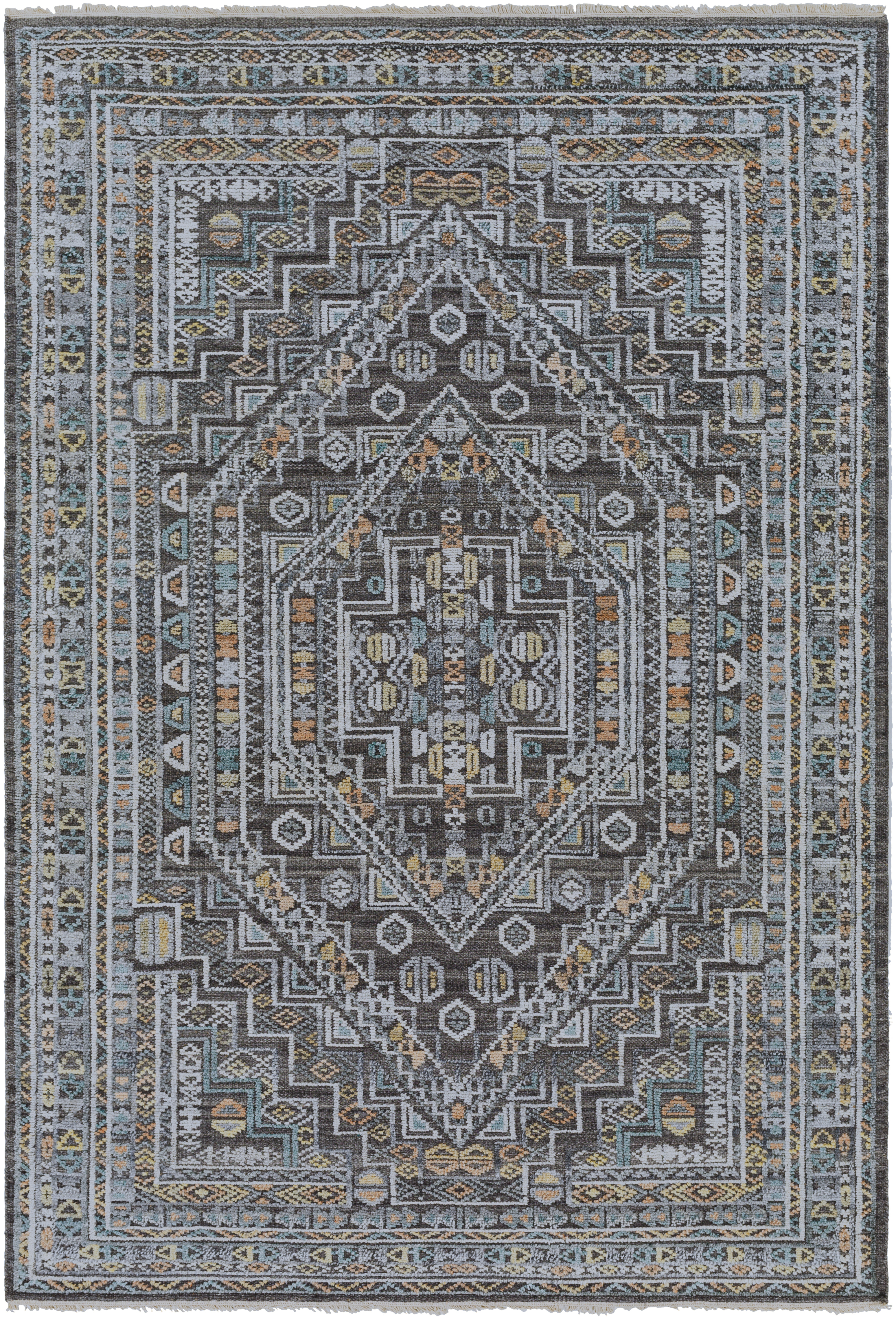 Nobility 36 X 24 inch Charcoal Rug in 2 x 3, Rectangle