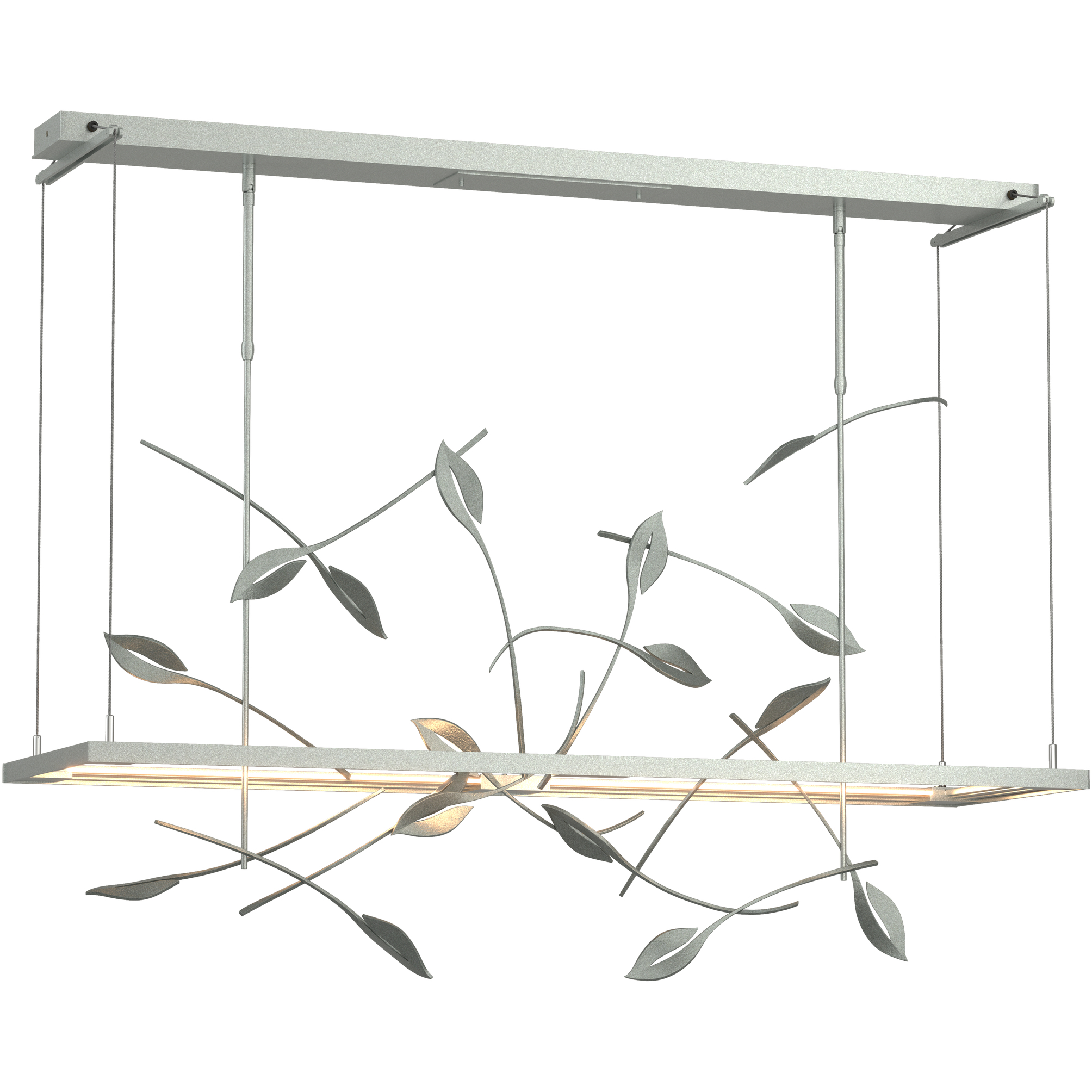 Autumn LED 53.4 inch Vintage Platinum Pendant Ceiling Light, Standard