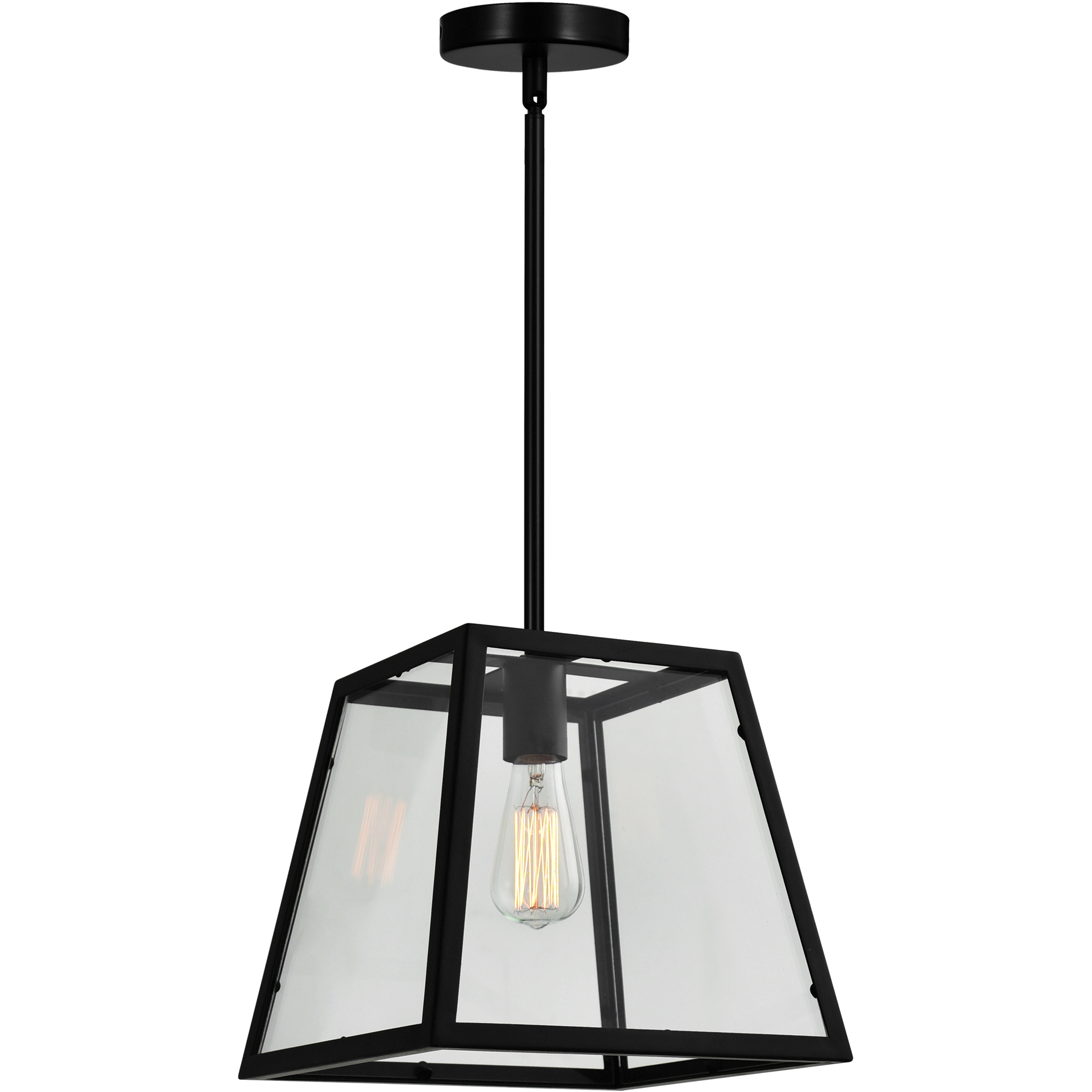 Alyson 1 Light 12 inch Black Island/Pool Table Light Ceiling Light