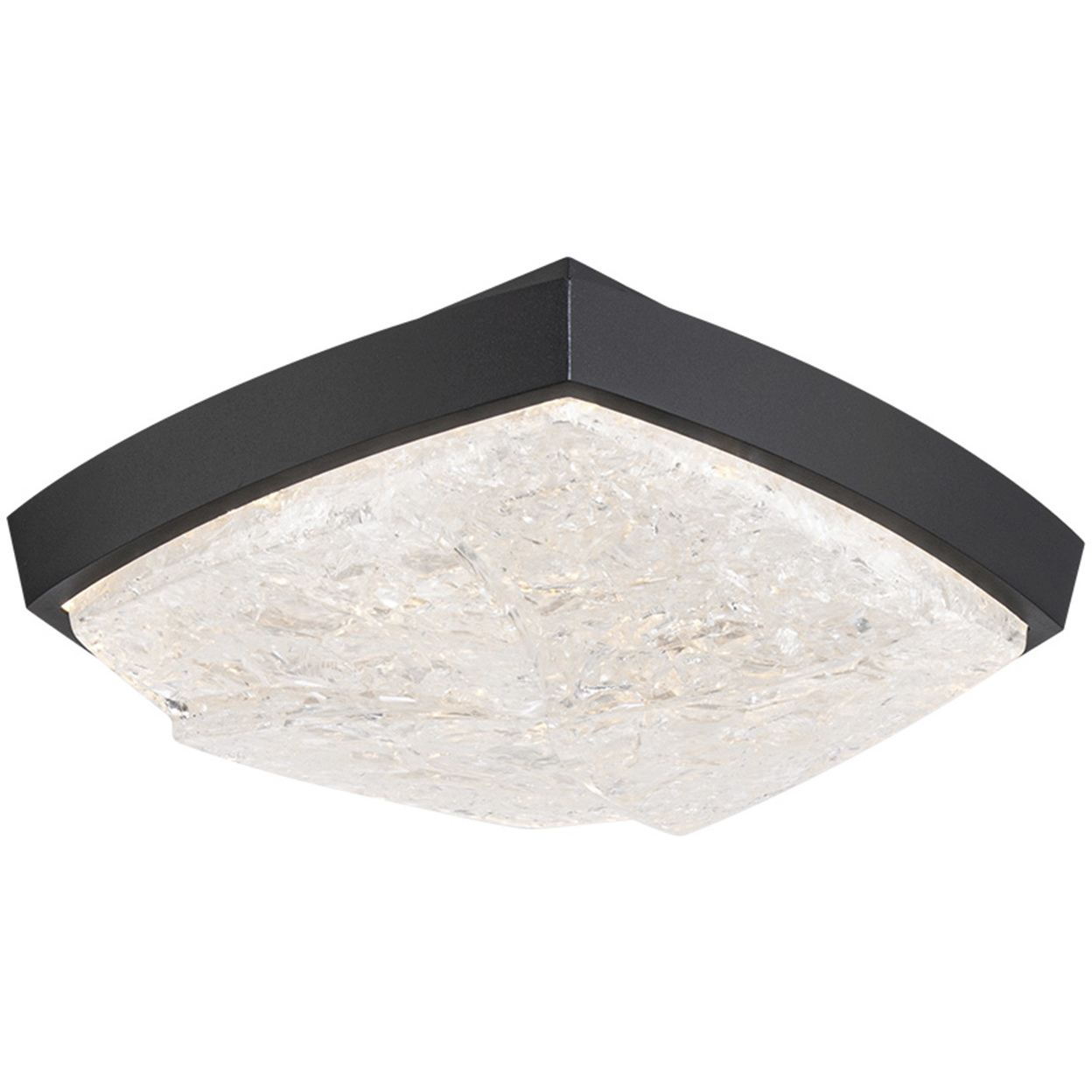 Kenji LED 11 inch Black Flush Mount Ceiling Light