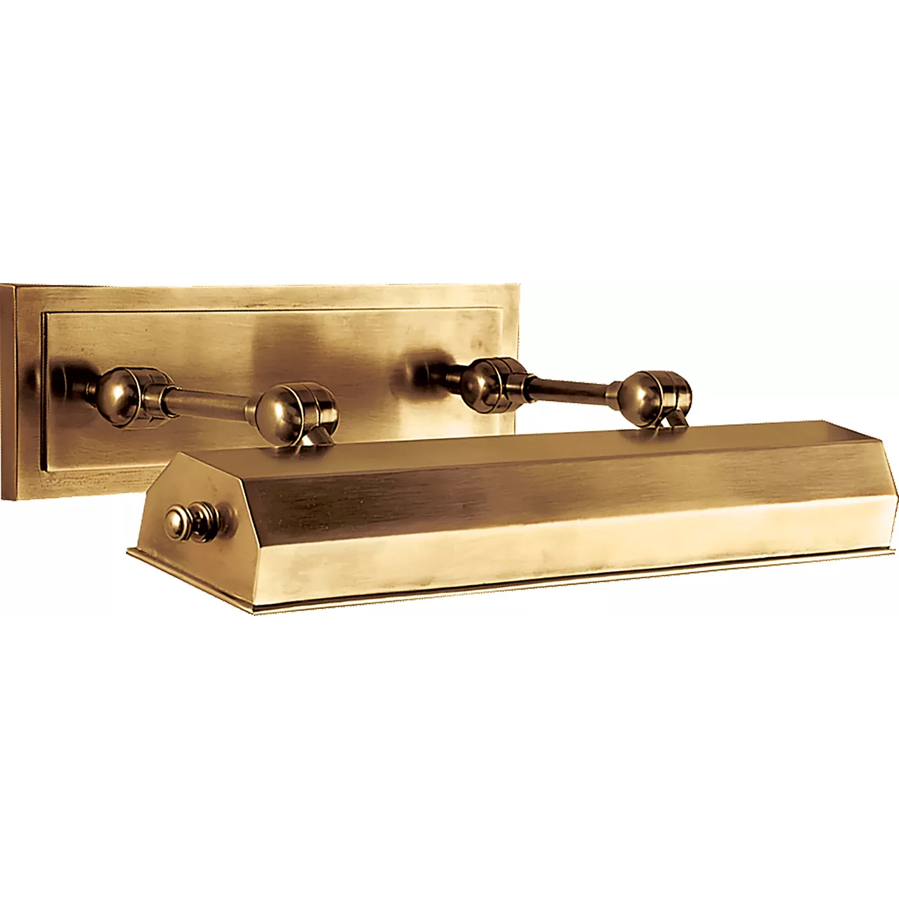 Chapman & Myers Dorchester2 80 watt 18 inch Antique-Burnished Brass Picture Light Wall Light