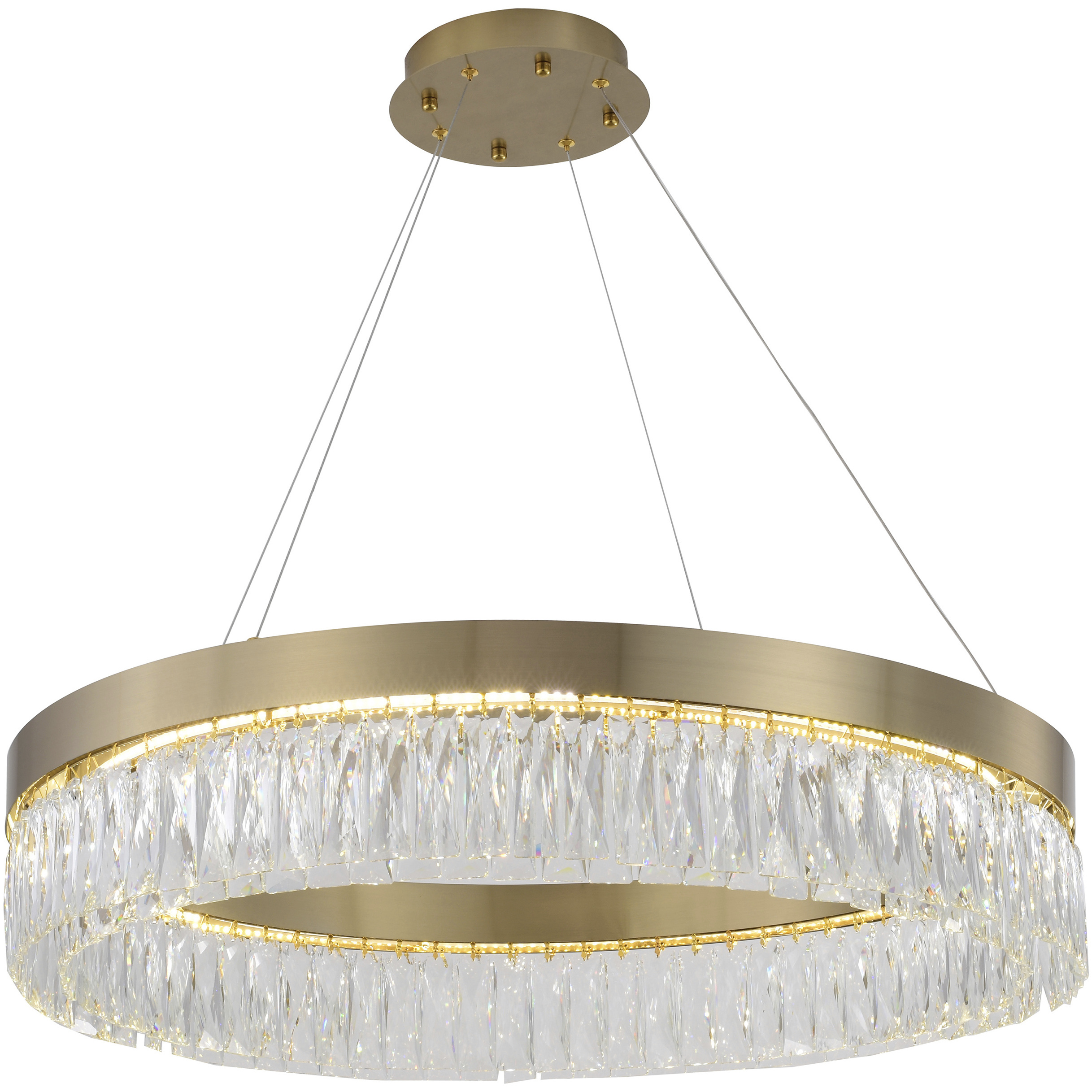 Canada LED 32 inch Gold Chandelier Ceiling Light