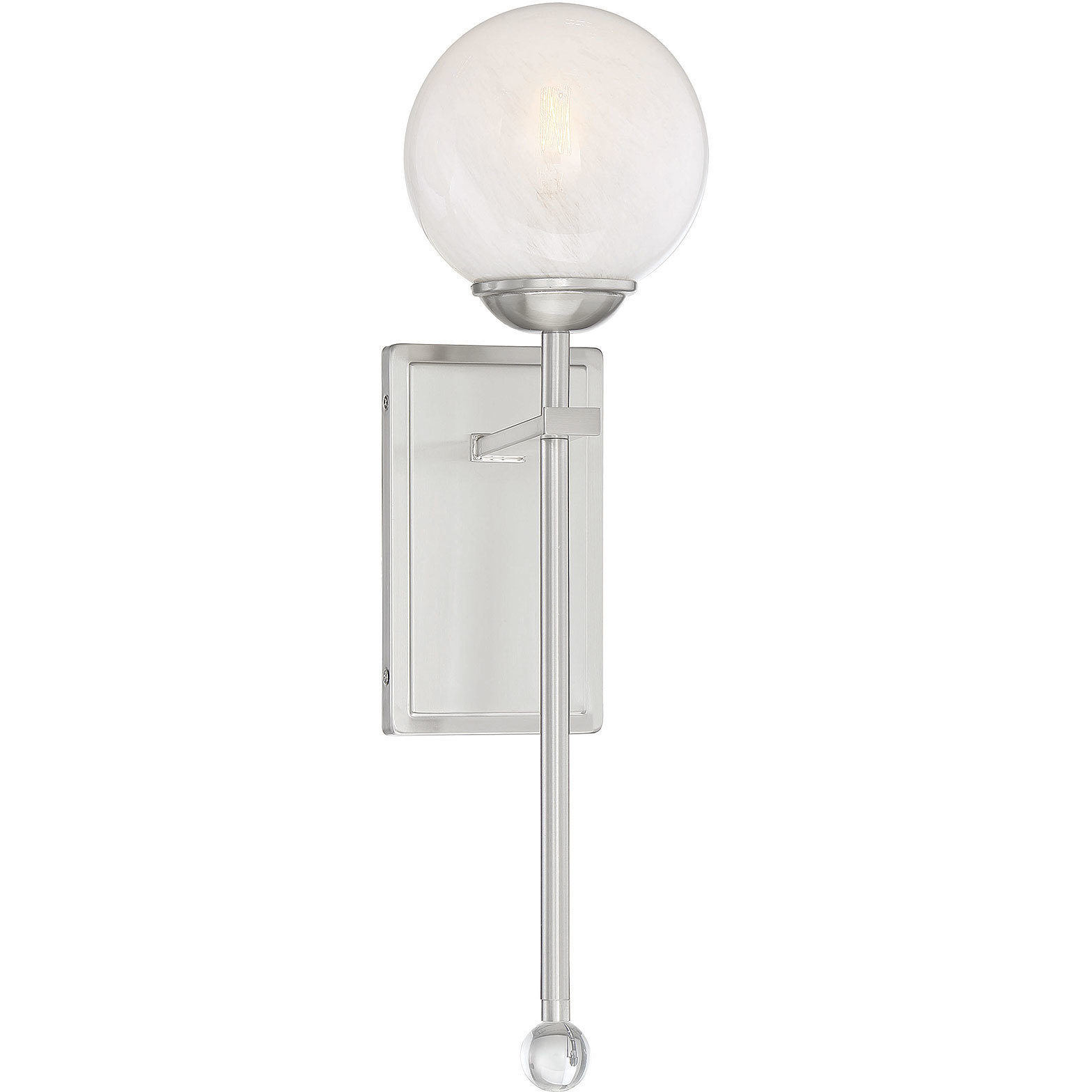 Medina 1 Light 6 inch Satin Nickel Wall Sconce Wall Light