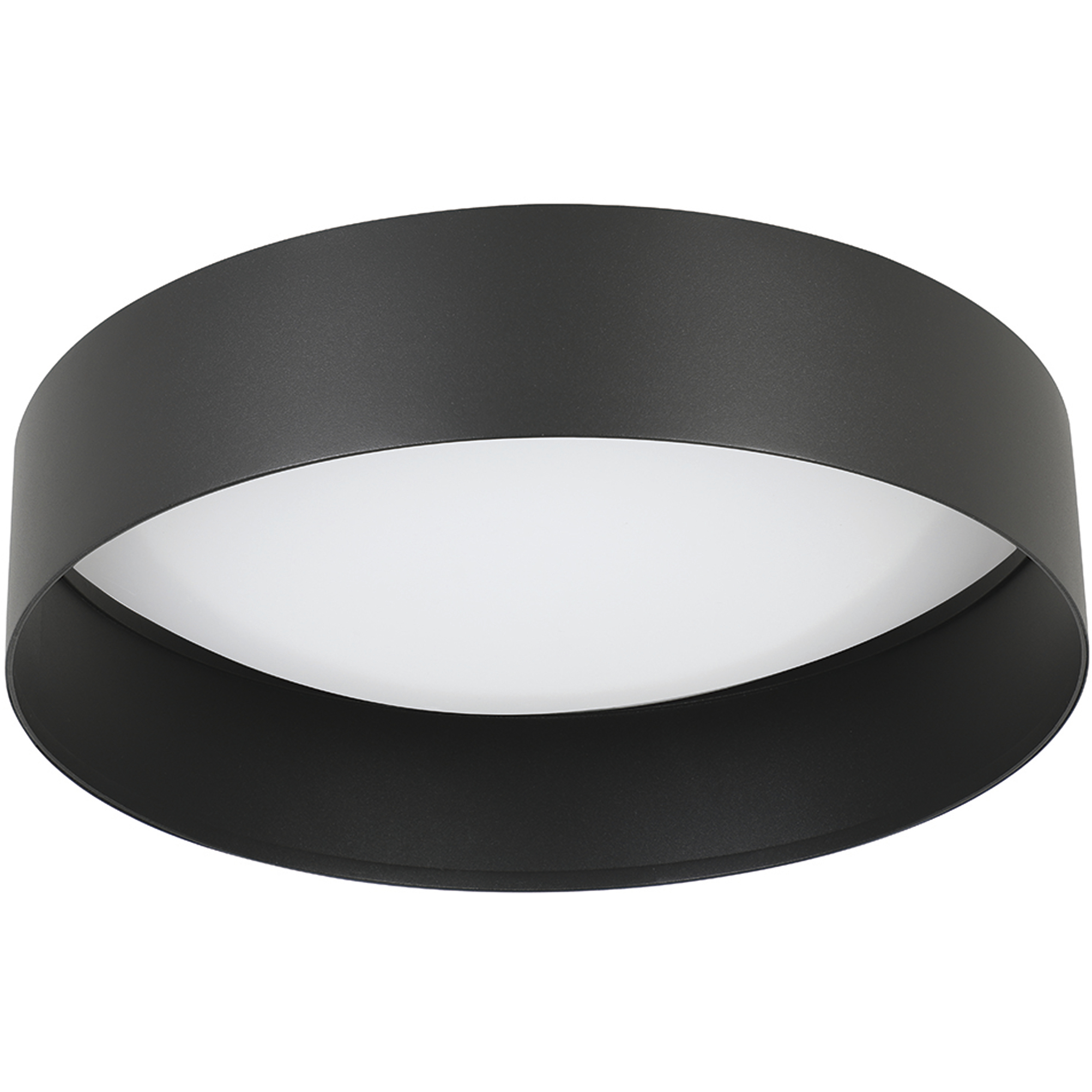 Ester 1 Light 14 inch Structured Black Flush Mount Ceiling Light