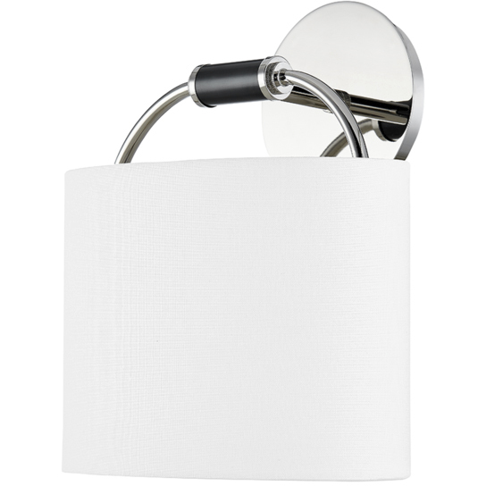 Troy Lighting Pete 1 Light 9.75 inch Polished Nickel Wall Sconce Wall Light B8712-PN - Open Box