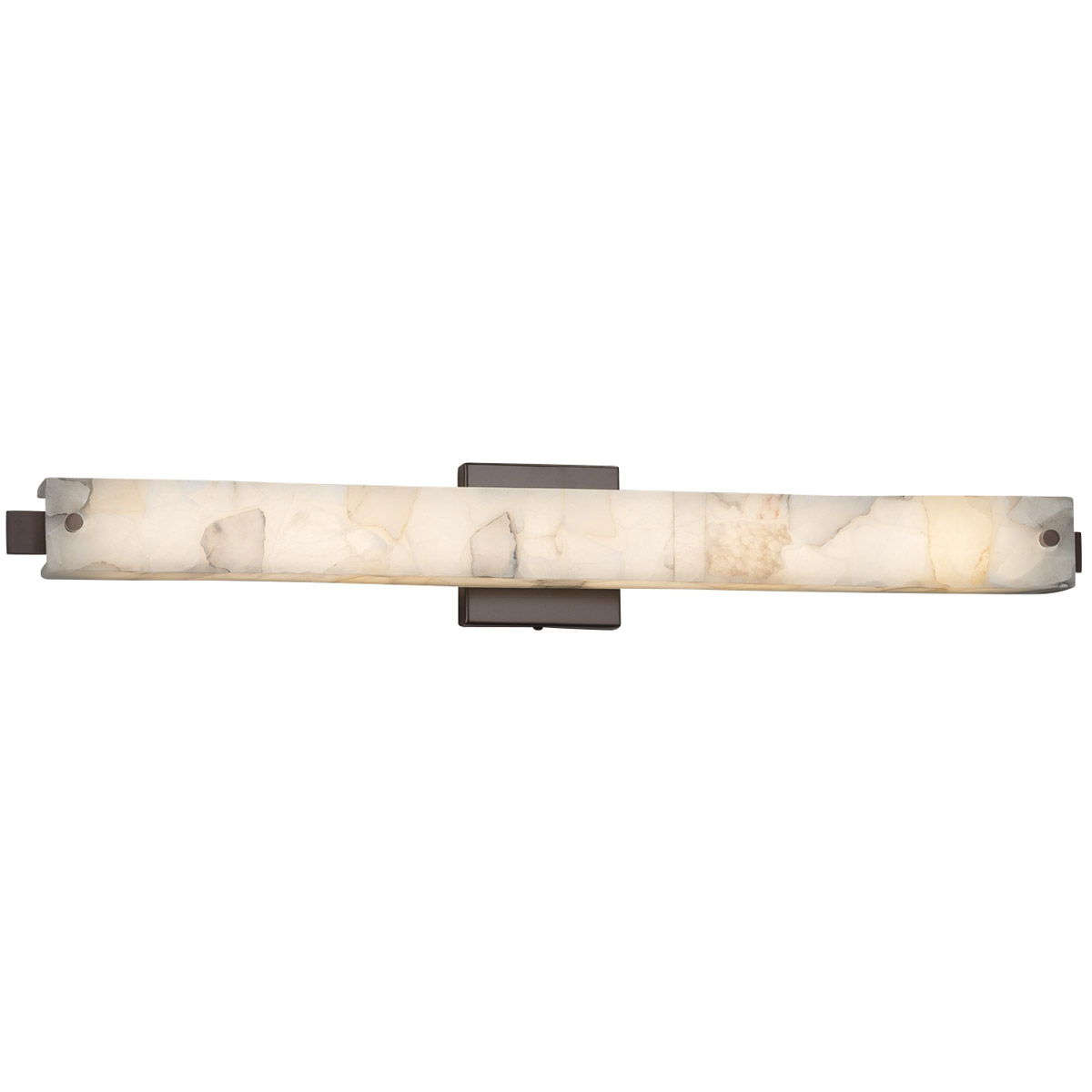 Alabaster Rocks 30.5 inch Dark Bronze Vanity Light Wall Light