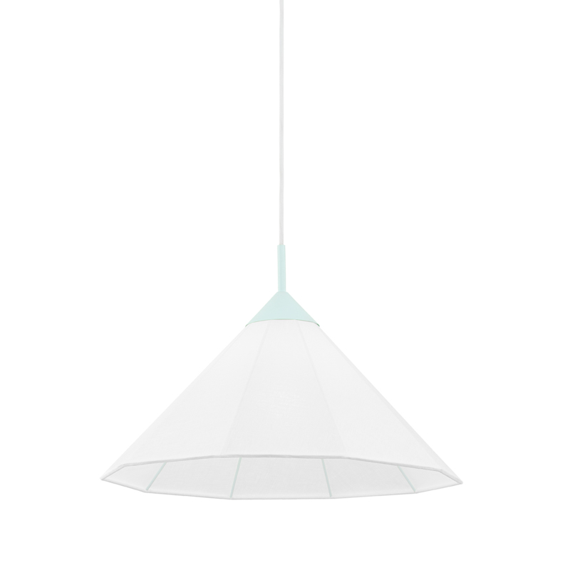 Gloria 1 Light 20 inch Robins Egg Blue Pendant Ceiling Light