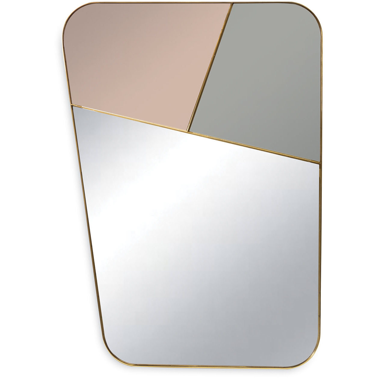 Iris 42 X 30 inch Gold Mirror