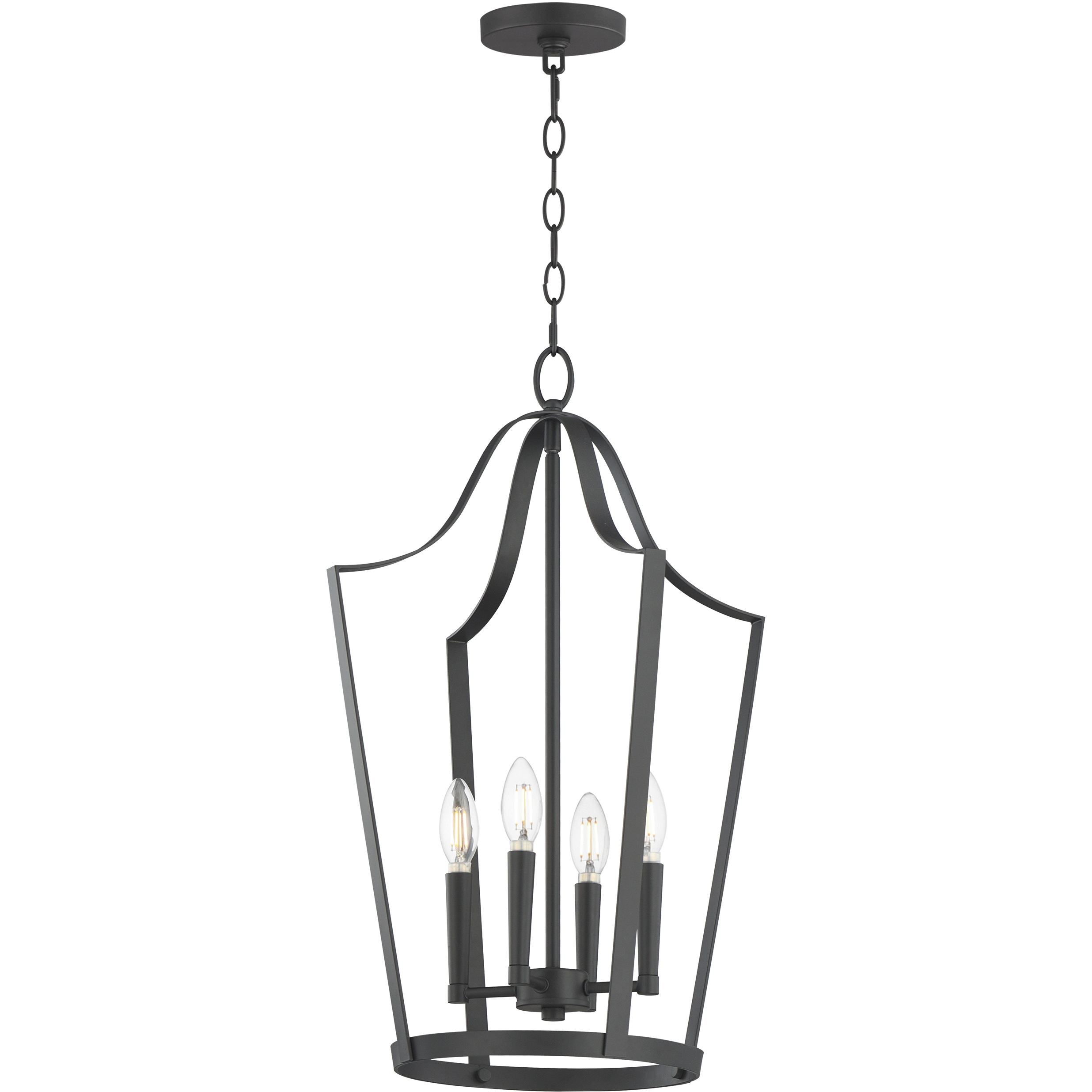 Arden 4 Light 16 inch Black Entry Foyer Pendant Ceiling Light