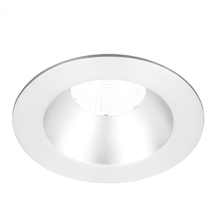 Ocularc LED Module - Driver Brushed Nickel Recessed Trims in Spot, 3000K, Square