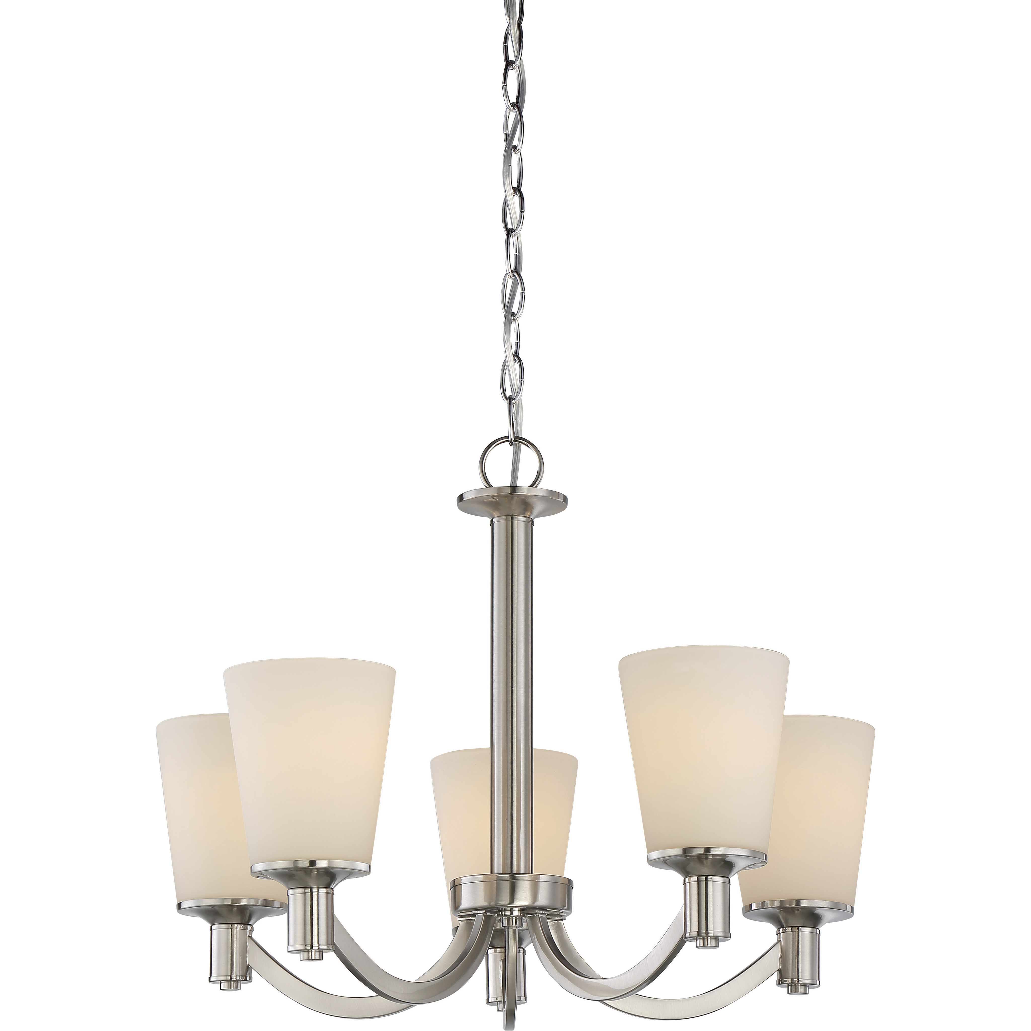 Laguna 5 Light 23 inch Brushed Nickel Chandelier Ceiling Light