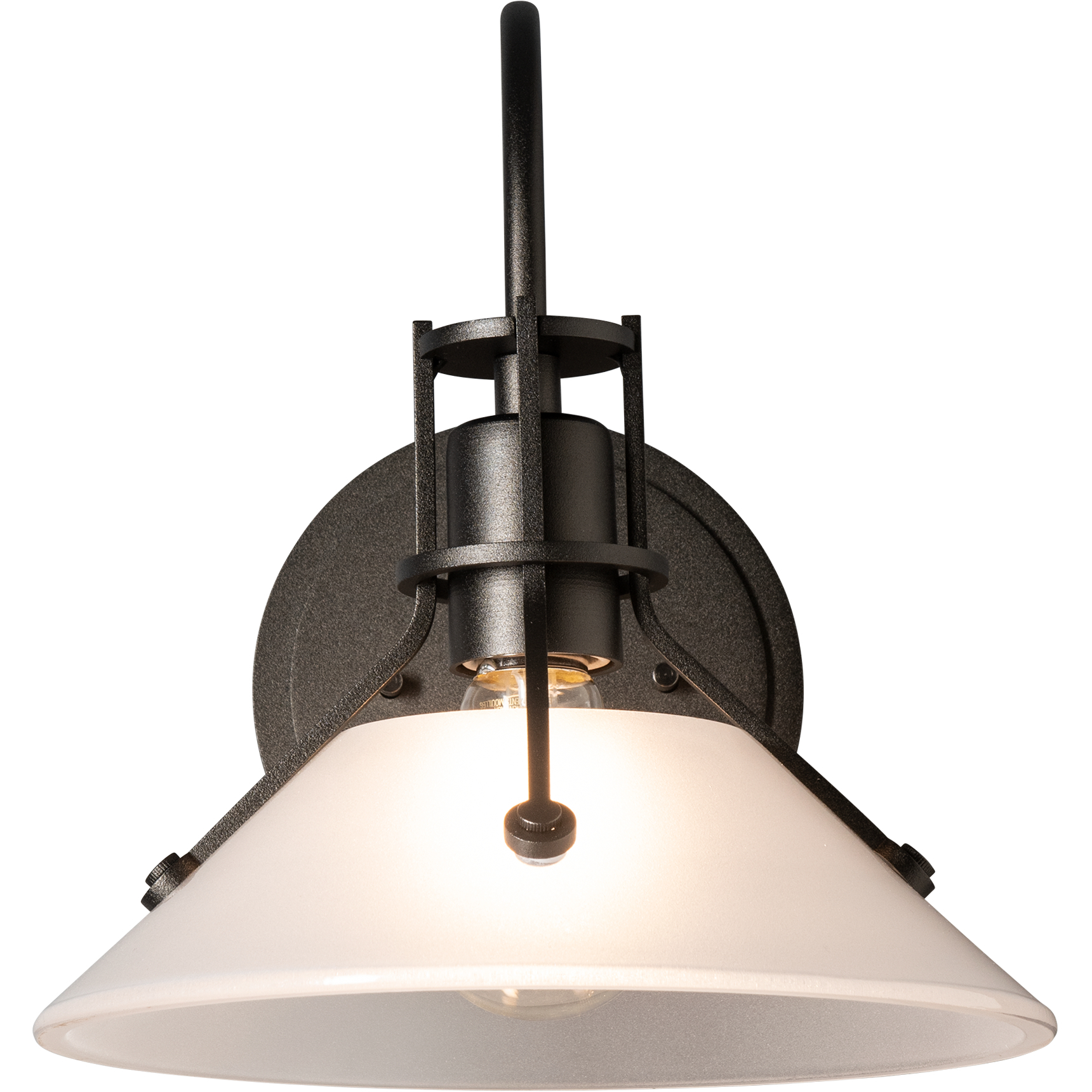 Henry Wall Sconce Wall Light in Natural Iron, Frosted