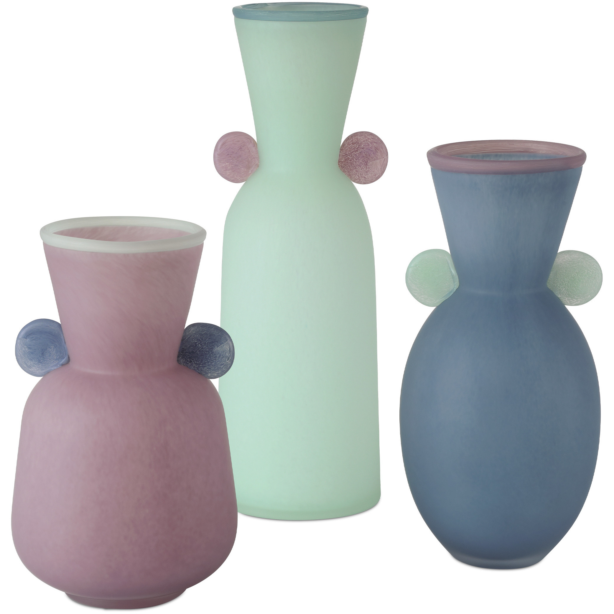 Vassily 10 X 6 inch Vases, Set of 3