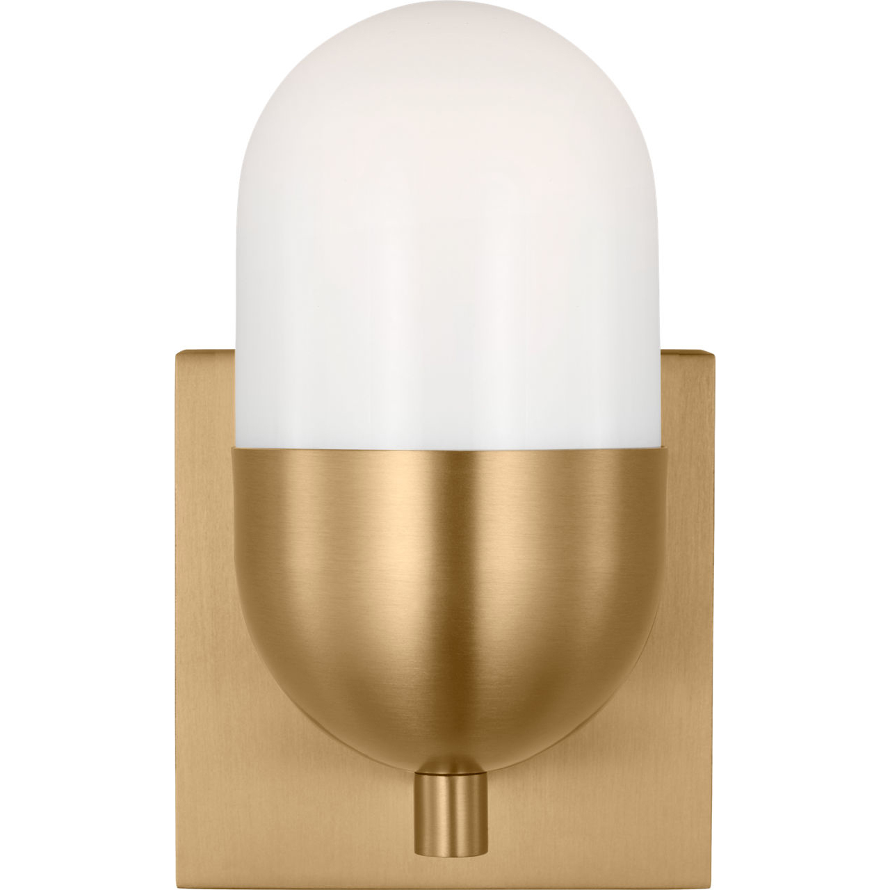 Drew & Jonathan Scott Foster 1 Light 5 inch Satin Brass Vanity Light Wall Light