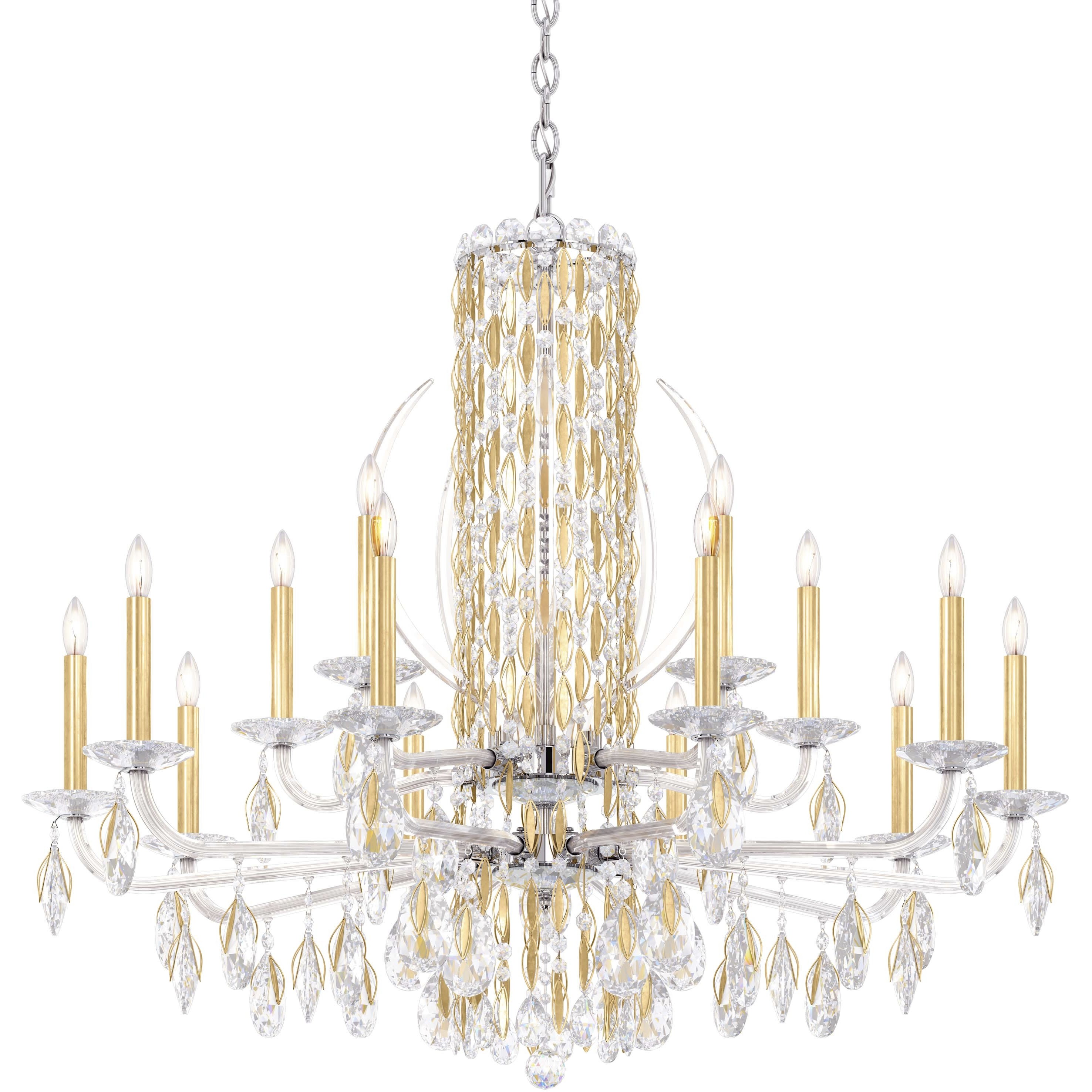 Siena 15 Light 41 inch Heirloom Gold Chandelier Ceiling Light in Heritage