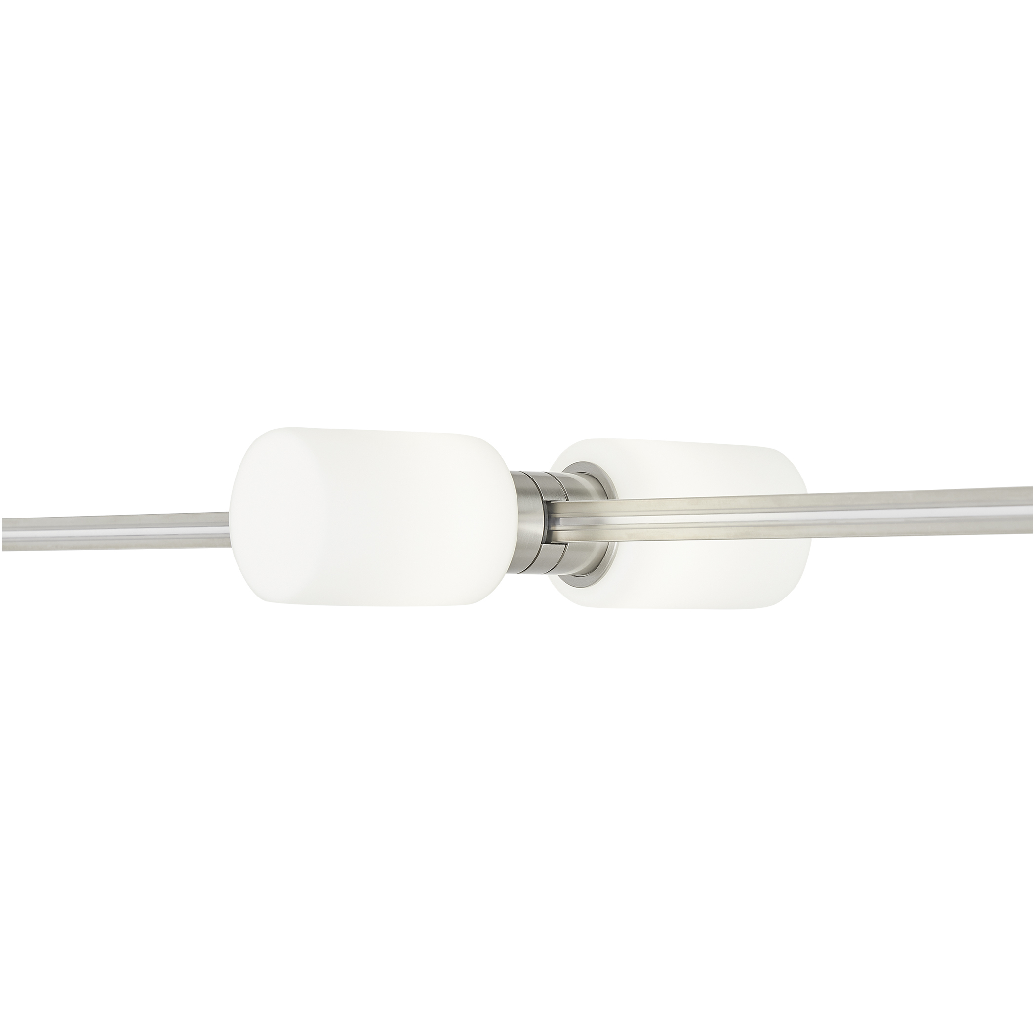 Sean Lavin Modern Satin Nickel Low-Voltage Track Head Ceiling Light, Integrated LED