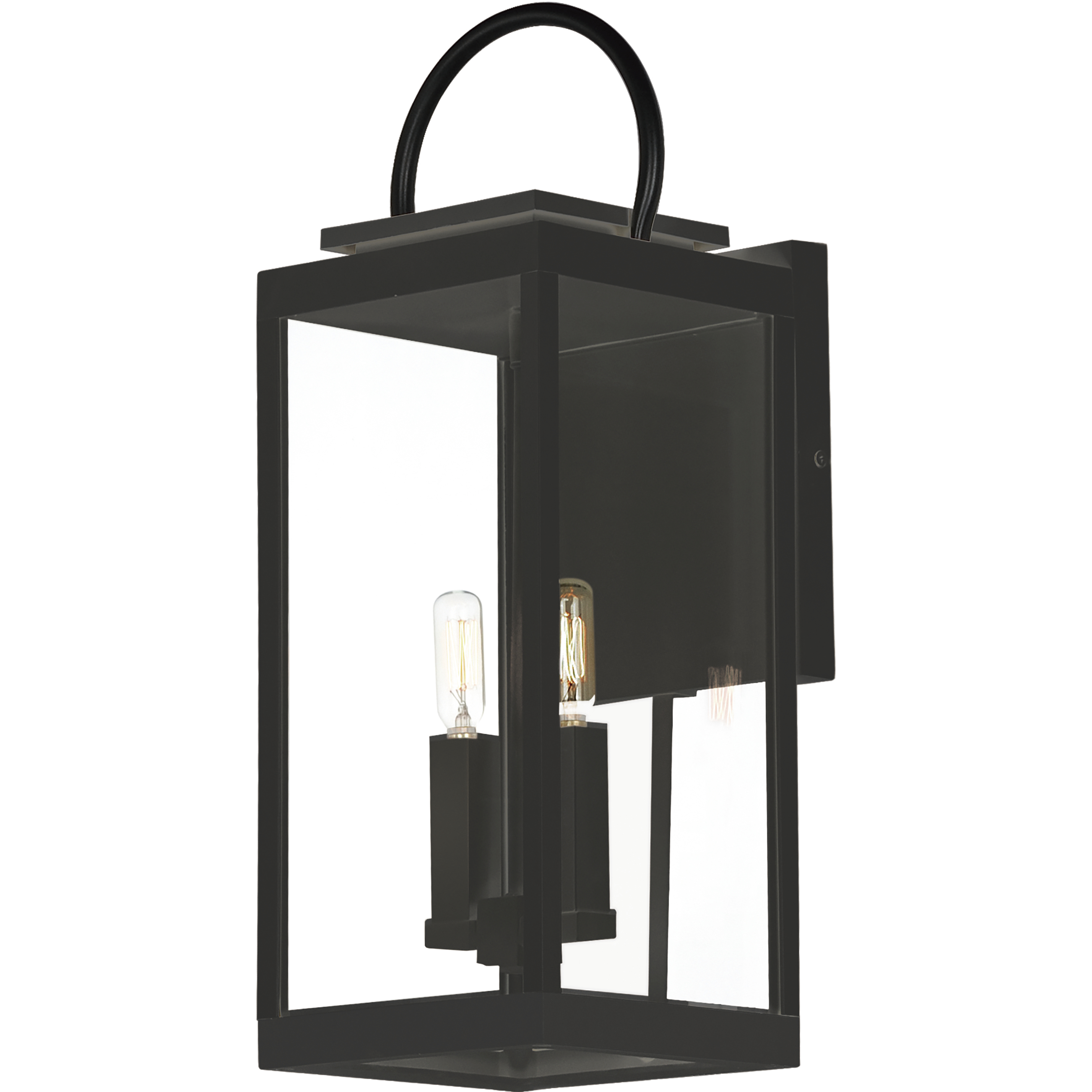 Nassau Vivex 2 Light 21.25 inch Black Outdoor Wall Mount