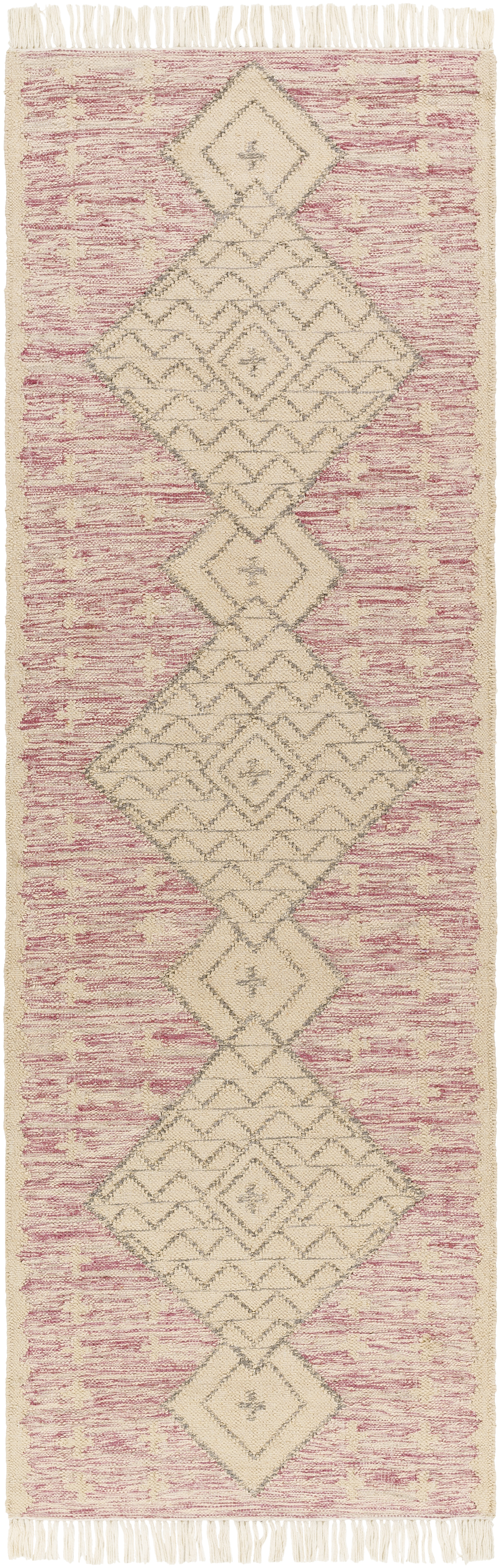 Bursa 96 X 30 inch Dusty Pink Rug, Runner