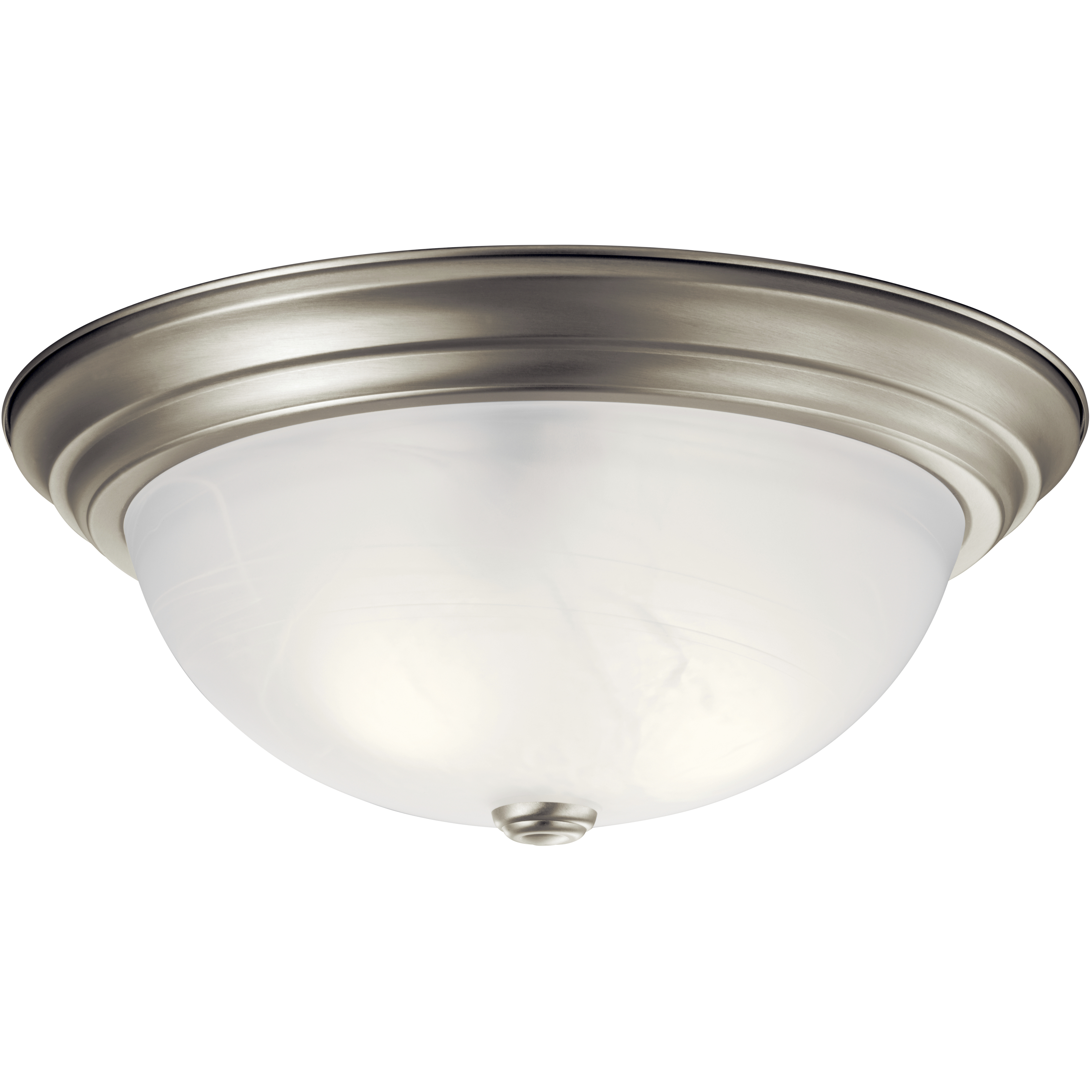 Independence 3 Light 15 inch Brushed Nickel Flush Mount Light Ceiling Light