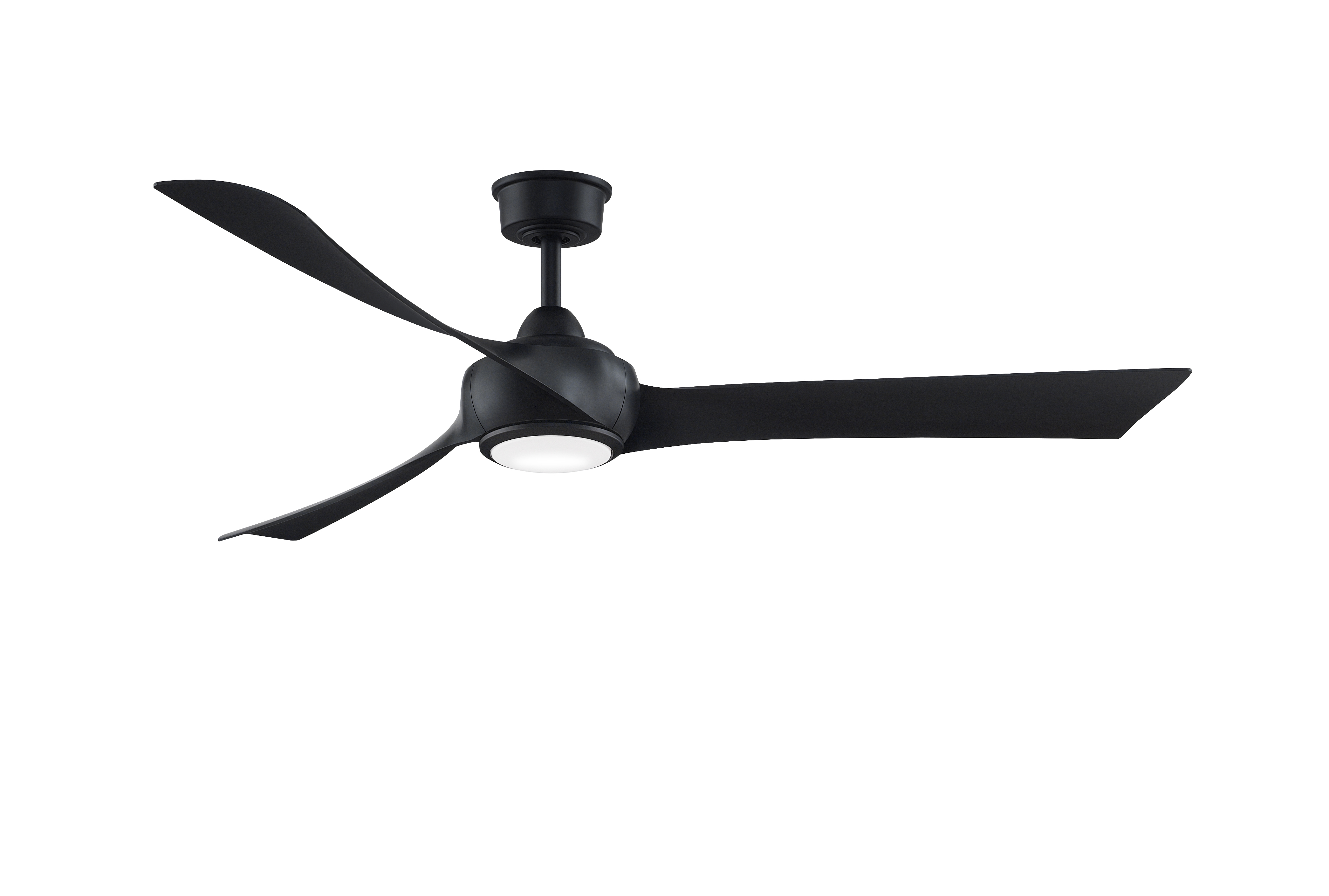 Wrap Custom 1 Light Black Fan Light