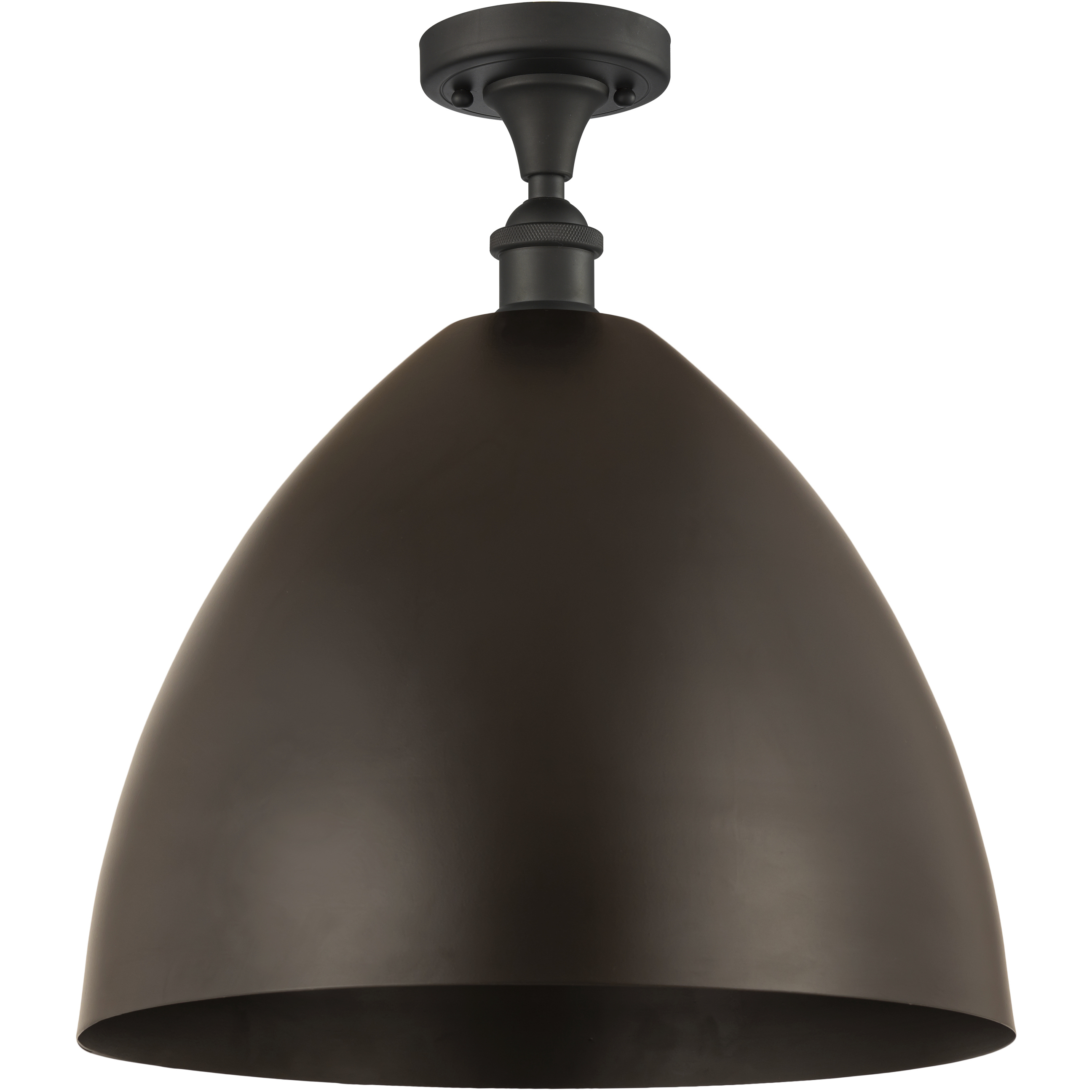 Ballston Dome LED 16 inch Oil Rubbed Bronze Semi-Flush Mount Ceiling Light