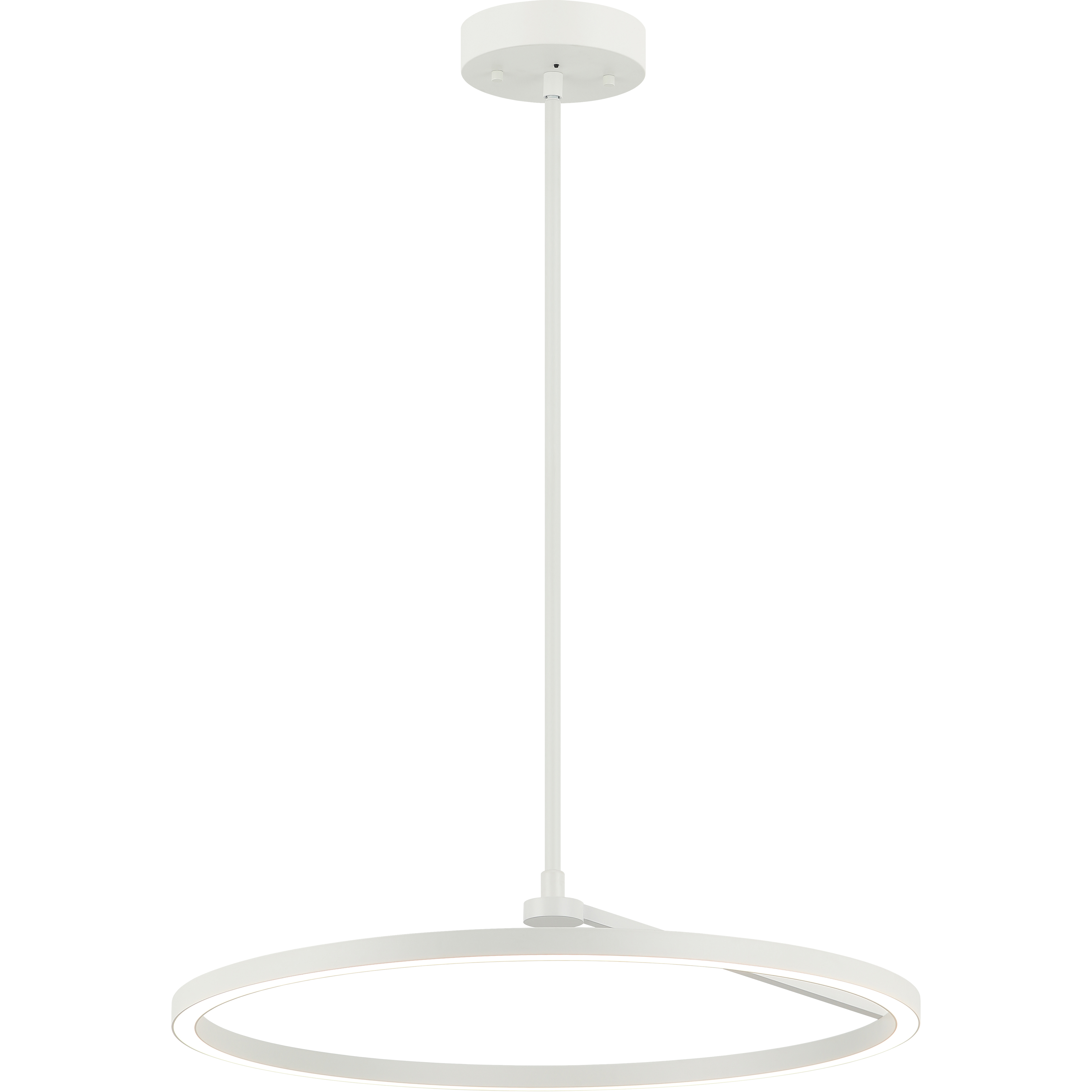 The Trundle LED 24 inch White Pendant Ceiling Light