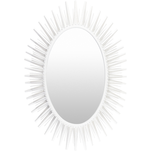 Nihal 35 X 24 inch Textured Wall Mirror