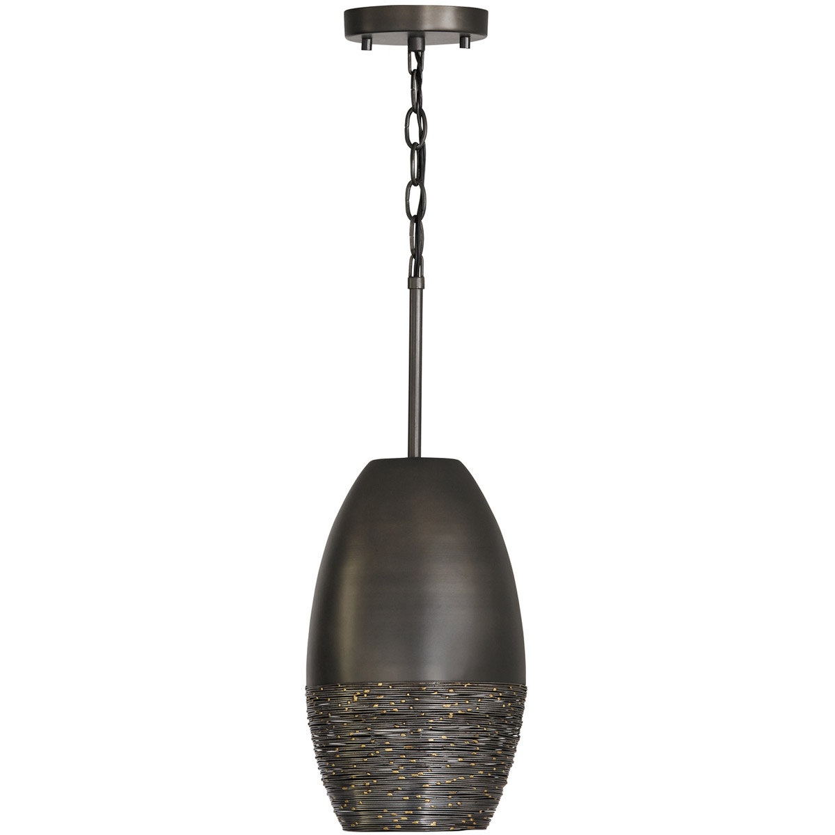 Sana 1 Light 8 inch Grey Iron Pendant Ceiling Light