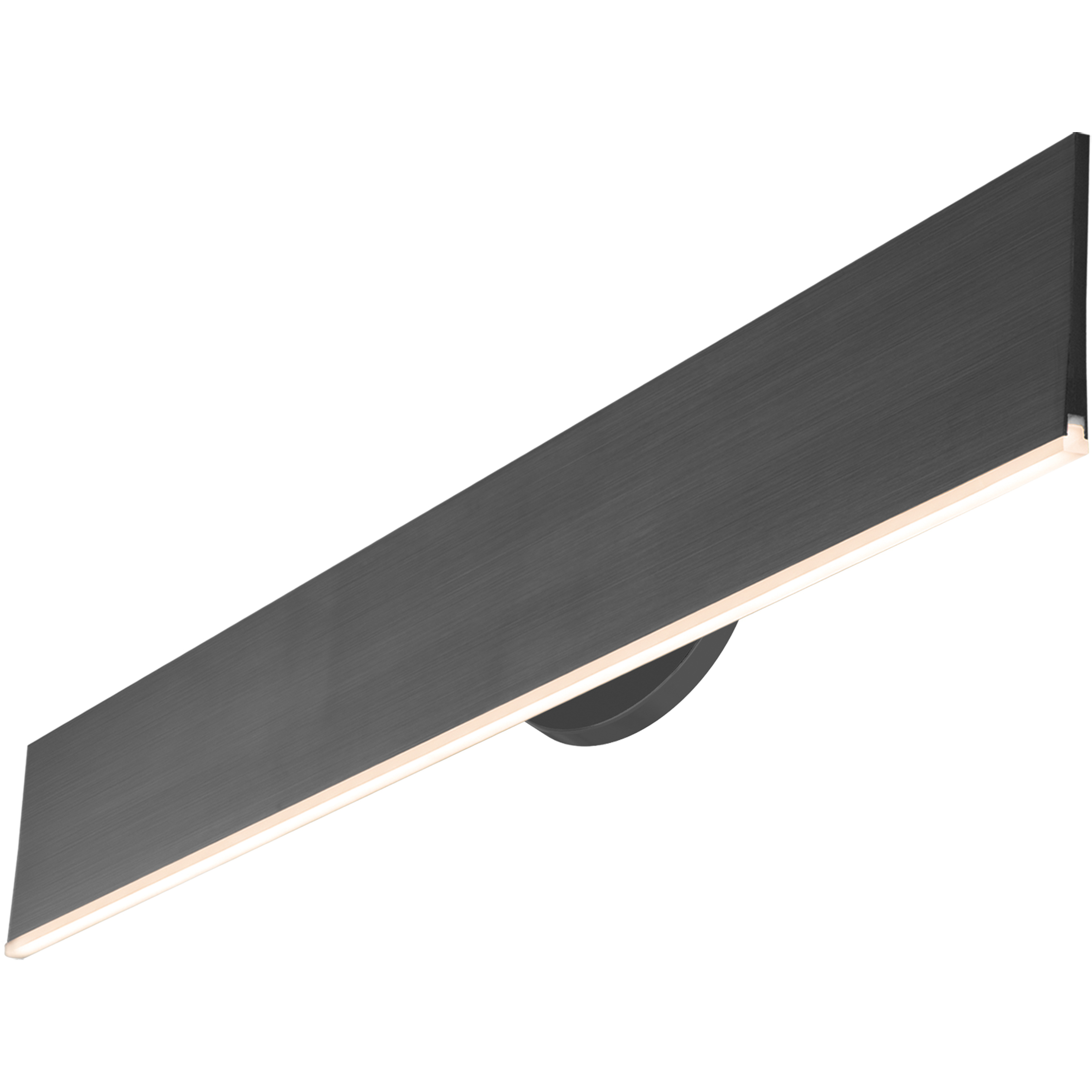 Prometheus 27 inch Satin Dark Gray Vanity Light Wall Light