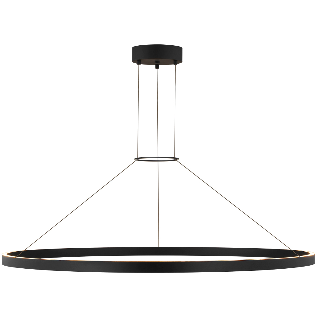 Sean Lavin Fiama LED 48 inch Matte Black Chandelier Ceiling Light, Integrated LED