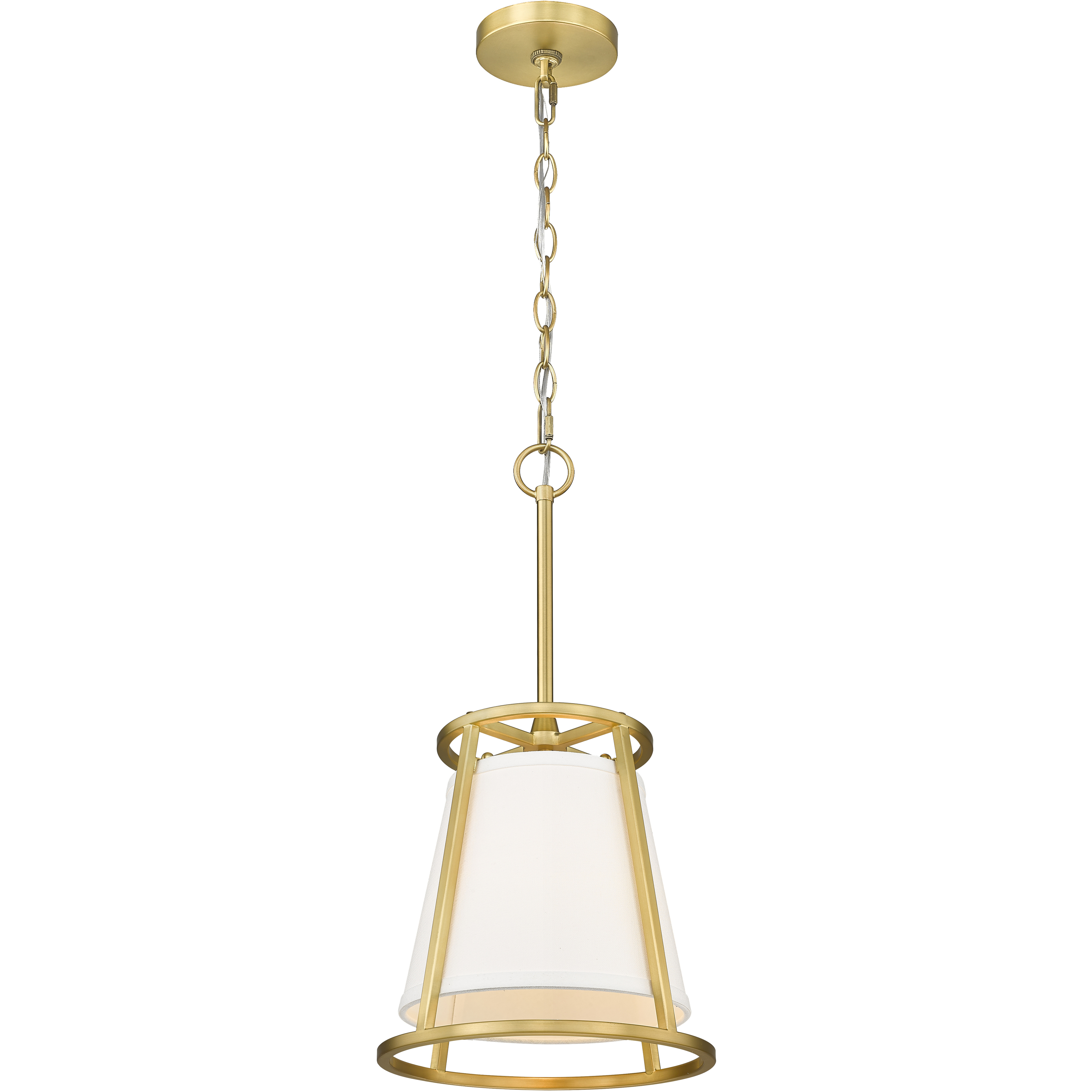 Lenyx 1 Light 10 inch Rubbed Brass Pendant Ceiling Light