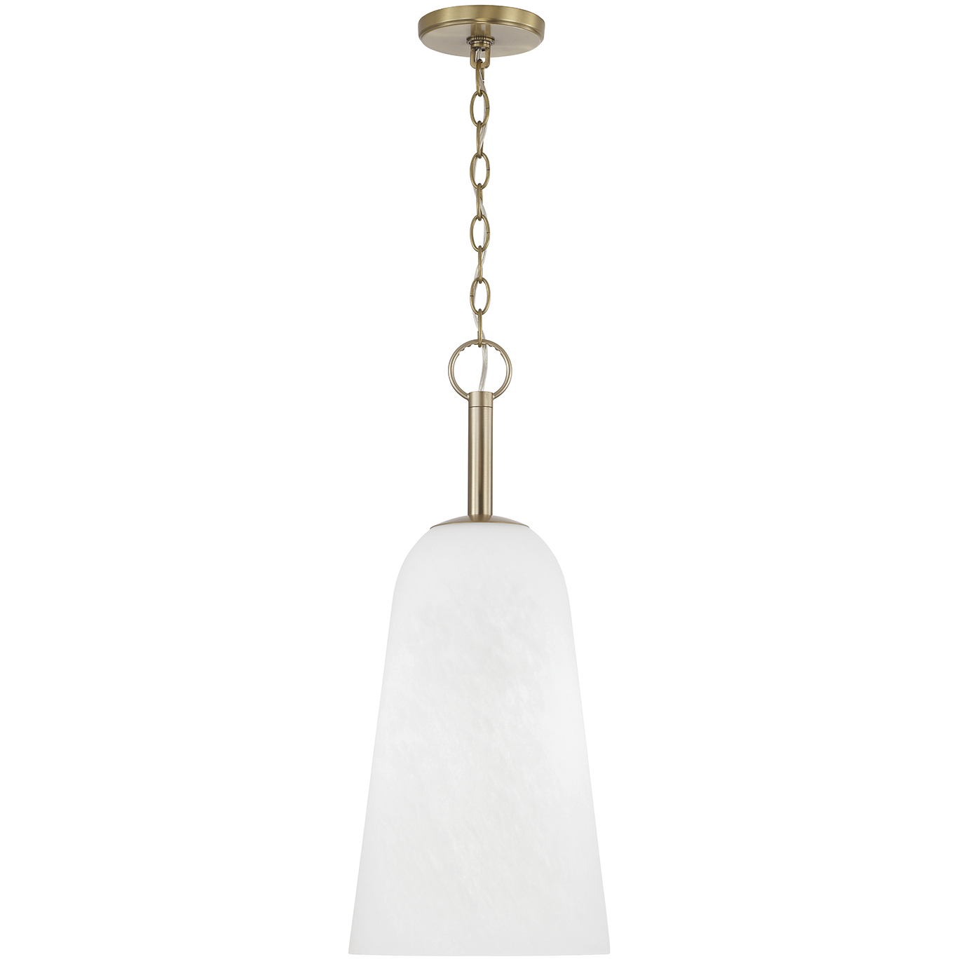 Romy 1 Light 10 inch Matte Brass Pendant Ceiling Light