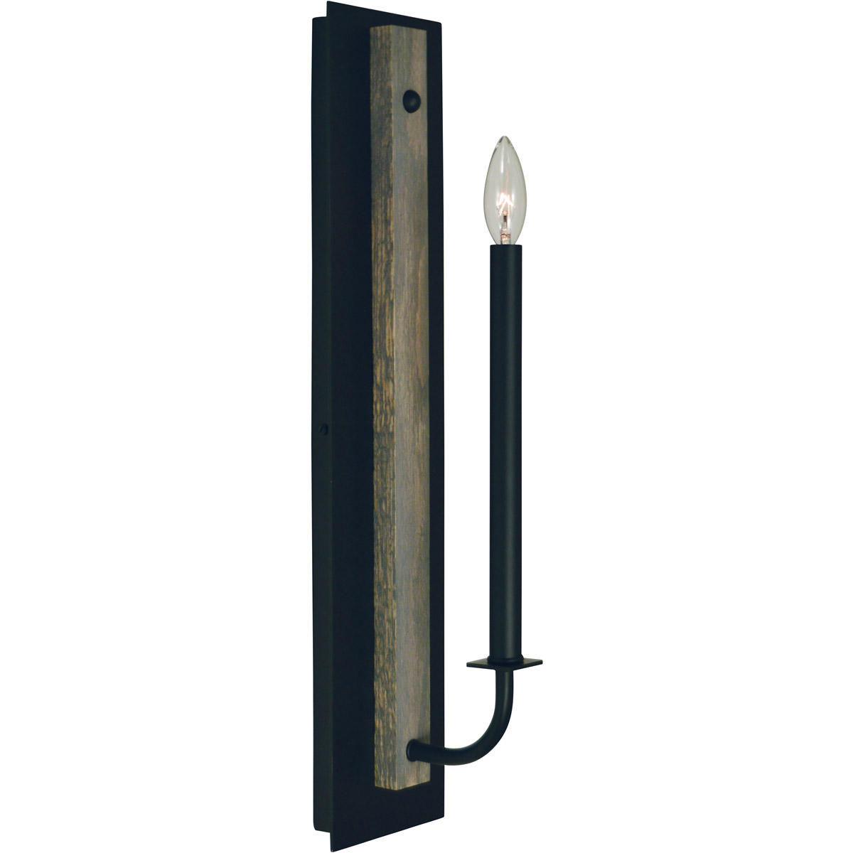 Loft 1 Light 5 inch Matte Black Sconce Wall Light