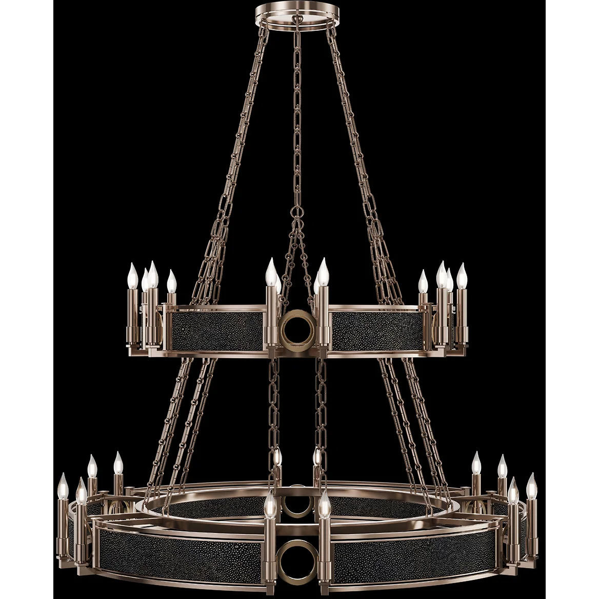 Mirage 24 Light 50 inch Gold Chandelier Ceiling Light