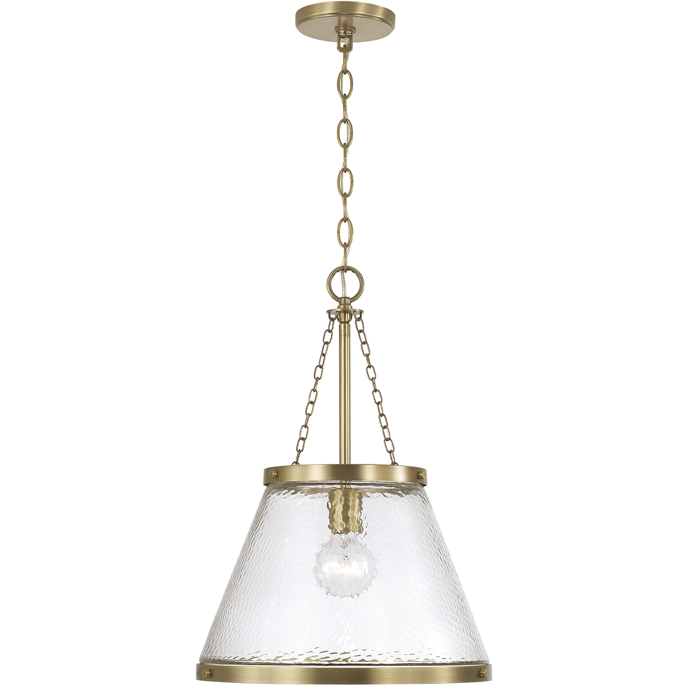 Landon 1 Light 14.5 inch Aged Brass Pendant Ceiling Light