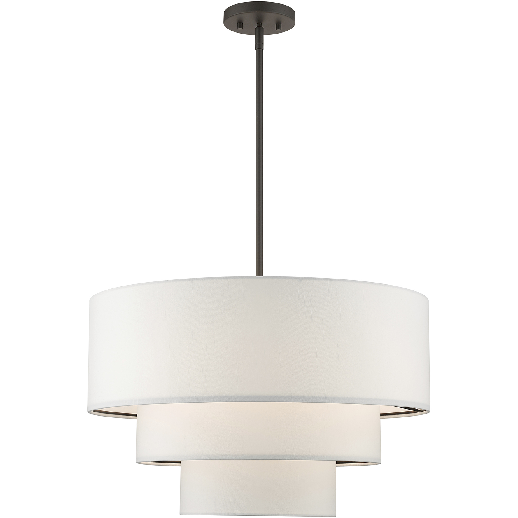 Carrington 4 Light 23 inch Bronze Pendant Chandelier Ceiling Light