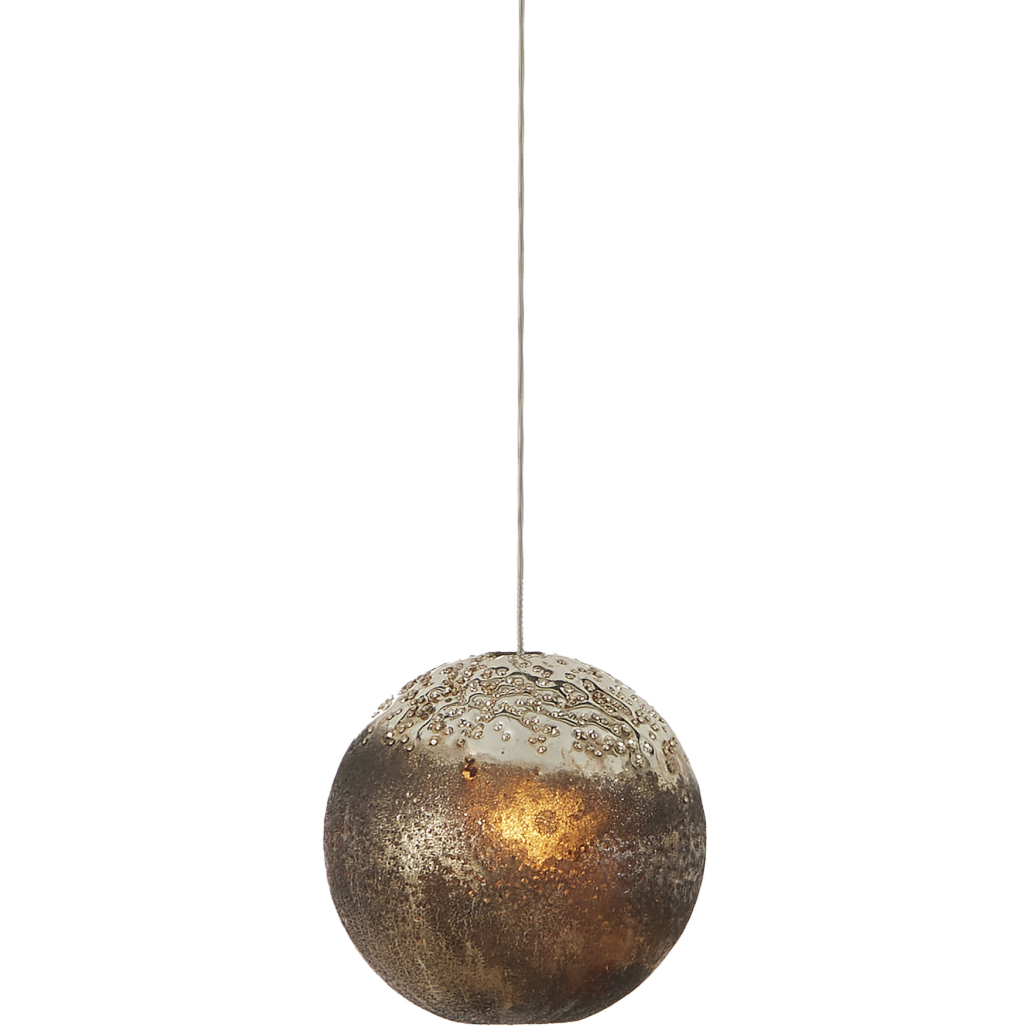 Pathos 1 Light 5.5 inch Antique Silver Leaf Multi-Drop Pendant Ceiling Light