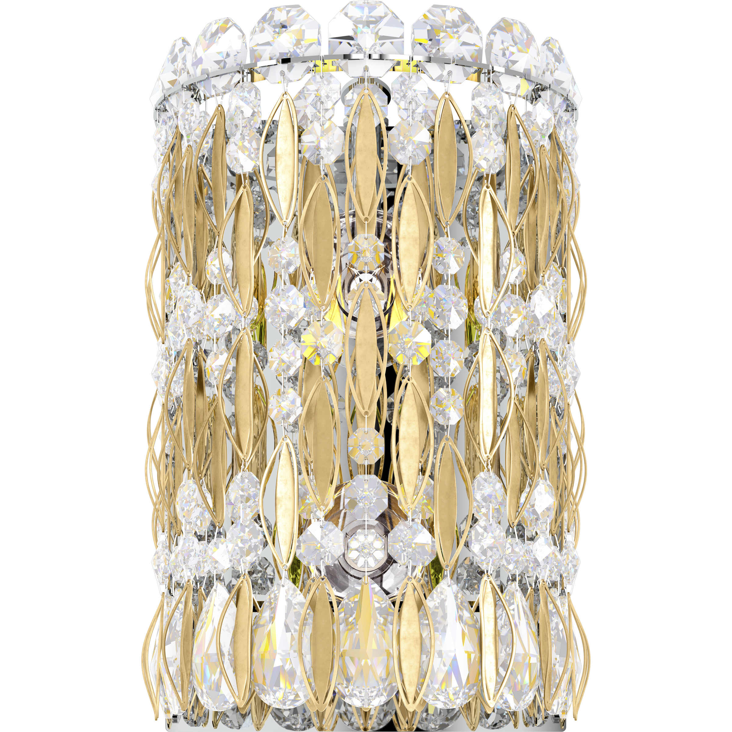 Sarella 2 Light 7 inch Heirloom Gold Bath Vanity & Wall Light in Radiance