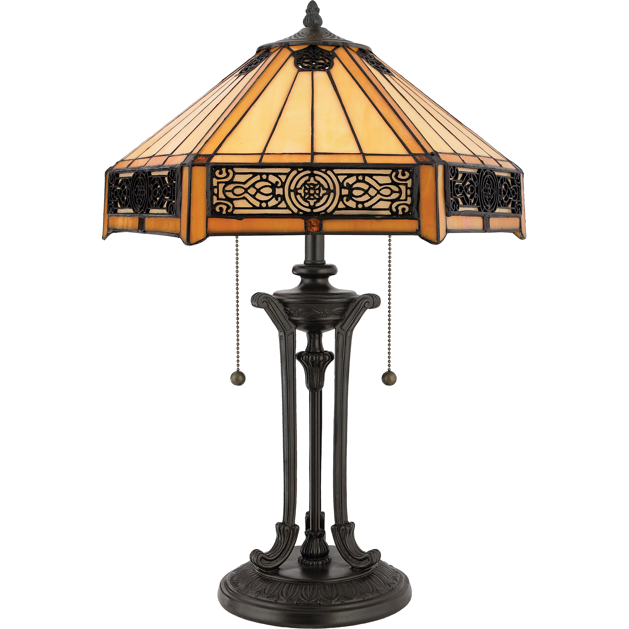 Quoizel TF6669VB Tiffany 23 inch 60 watt Vintage Bronze Table Lamp Portable  Light, Naturals